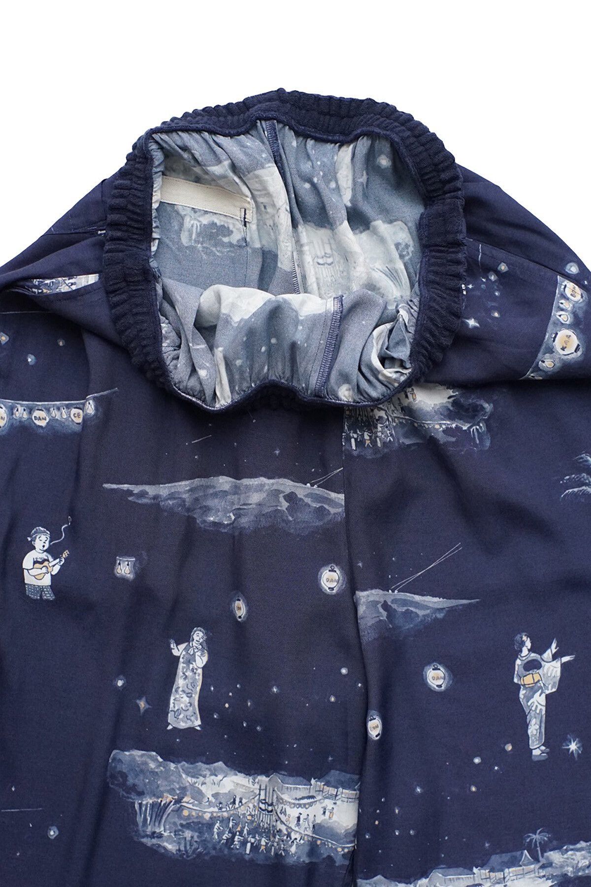 Porter Classic aloha bon dance cropped pants in navy Size 30" / US 8 / IT 44 - 5 Thumbnail