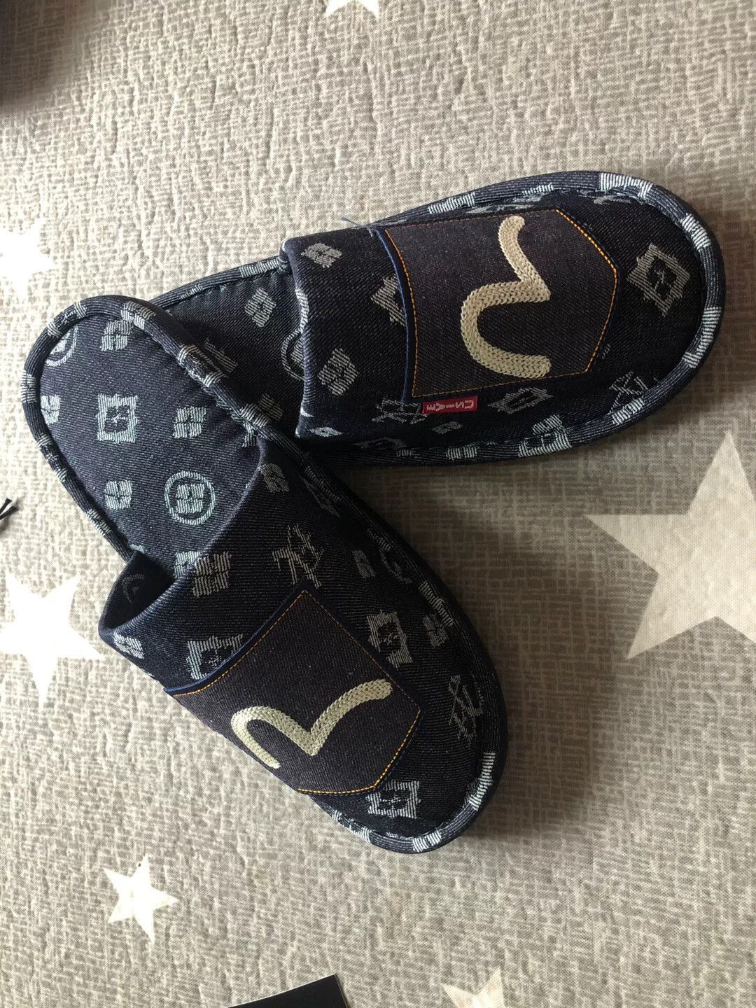 Evisu evisu denim slippers for home use Size US 10 / EU 43 - 3 Thumbnail