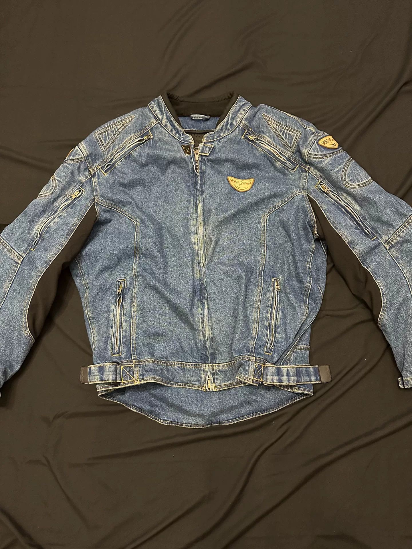 Vintage vintage cortech denim jacket with pads Size US M / EU 48-50 / 2 - 2 Thumbnail