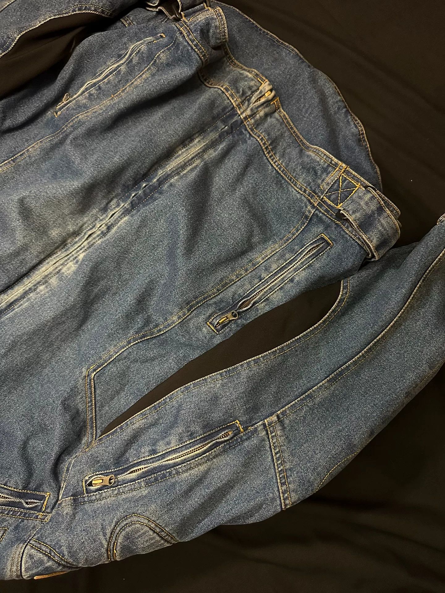 Vintage vintage cortech denim jacket with pads Size US M / EU 48-50 / 2 - 5 Thumbnail