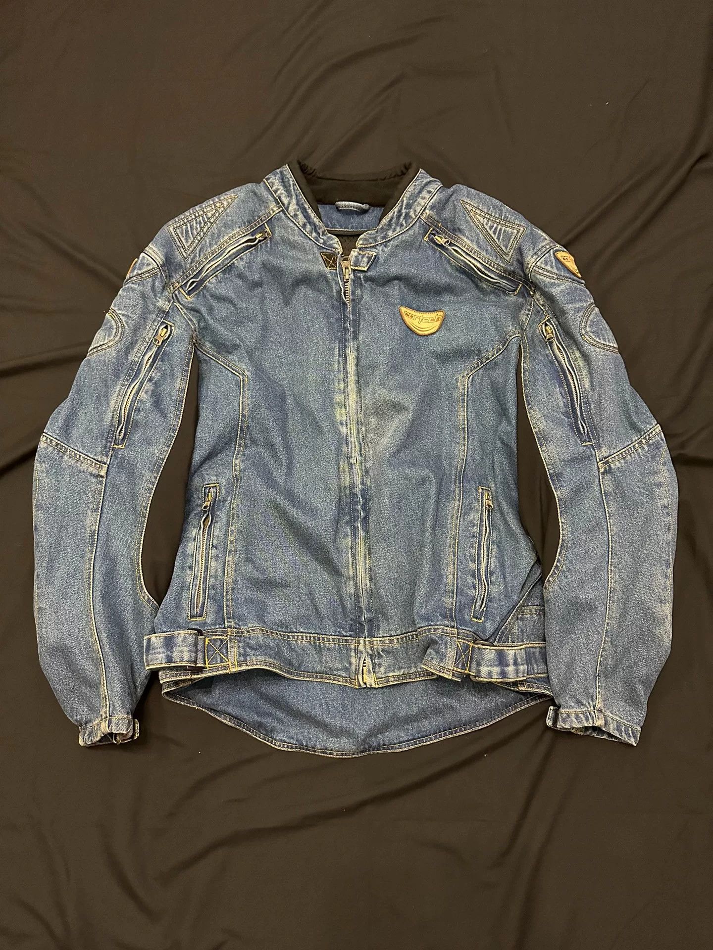 Vintage vintage cortech denim jacket with pads Size US M / EU 48-50 / 2 - 4 Thumbnail