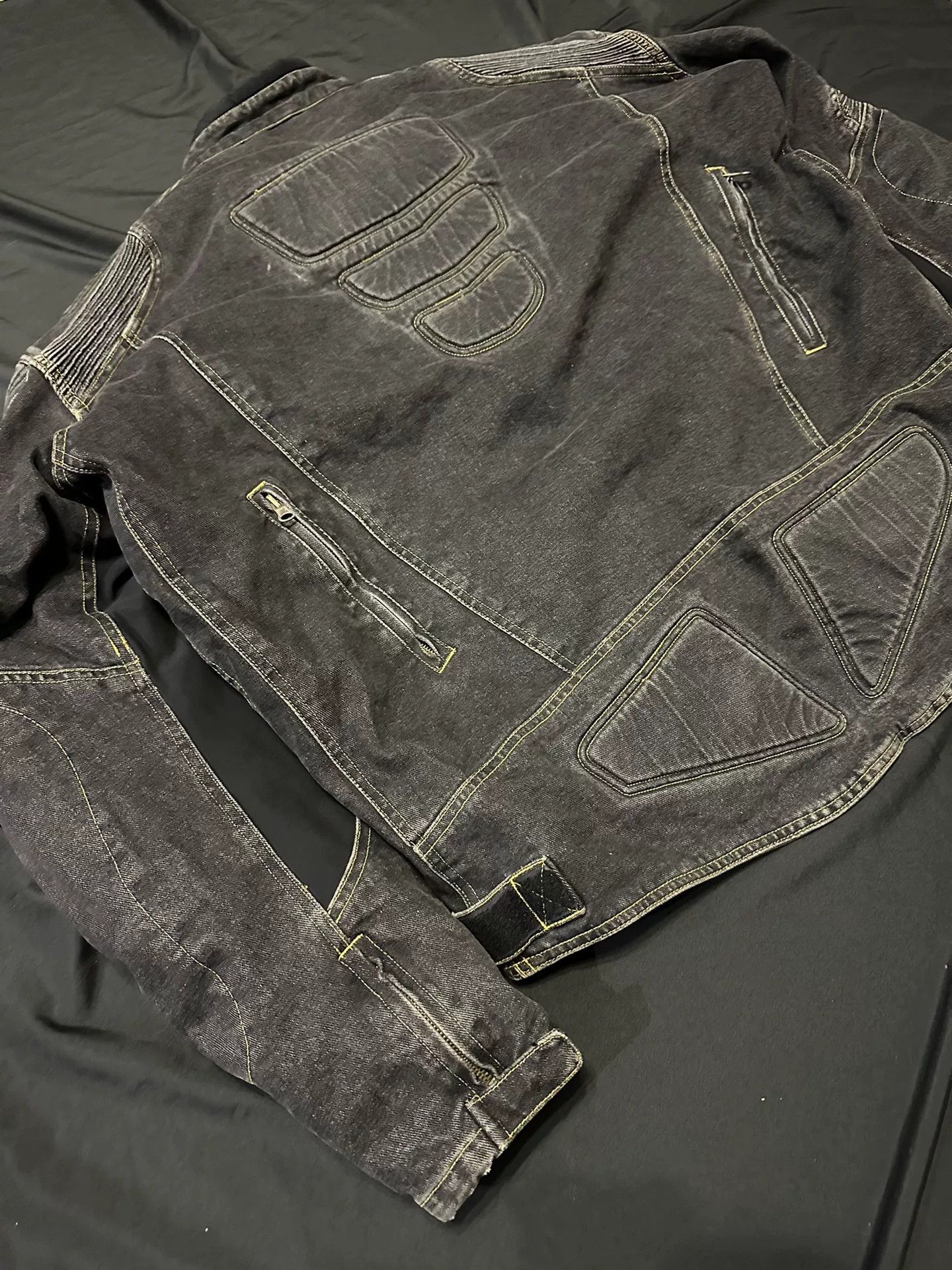 Vintage vintage cortech motorcycle denim jacket Size US L / EU 52-54 / 3 - 8 Thumbnail