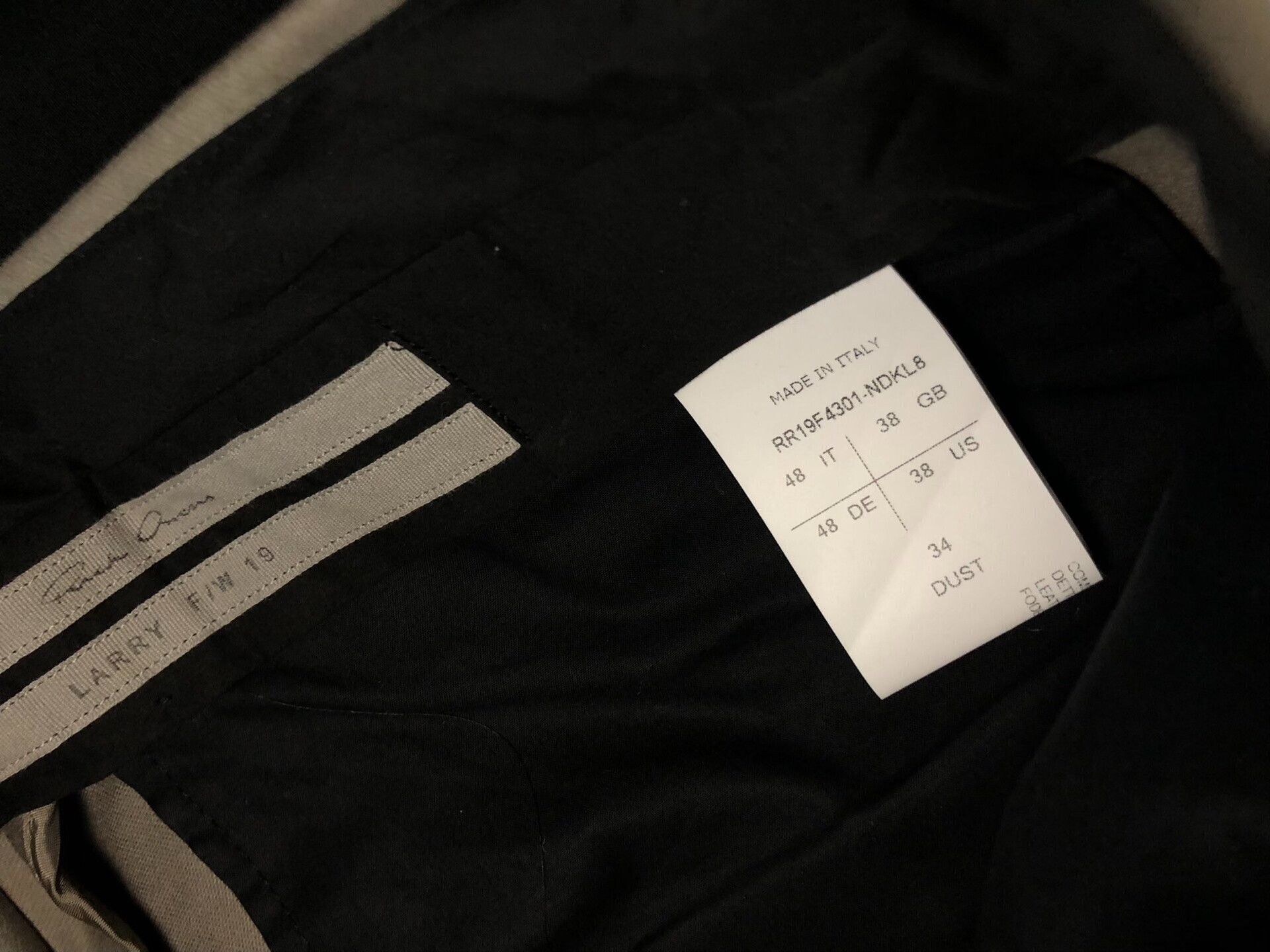 Rick Owens rick owens 19 larry elephant wide pants Size US 34 / EU 50 - 7 Thumbnail