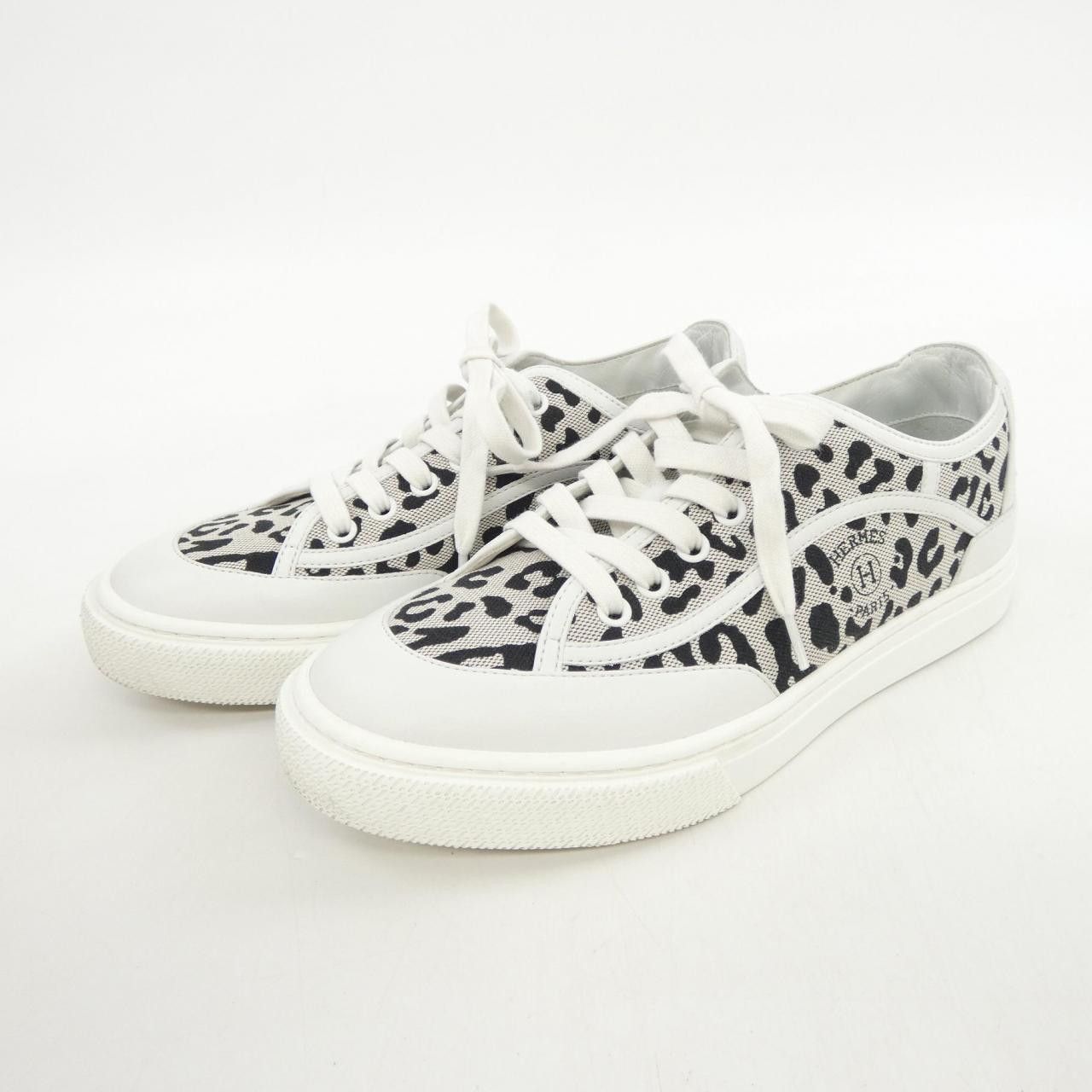 Hermes Hermes Hermès Get38.5 ToilH Imprime/Calf Sneakers Textile Shoes DUTY FREE for USA Size ONE SIZE - 3 Thumbnail