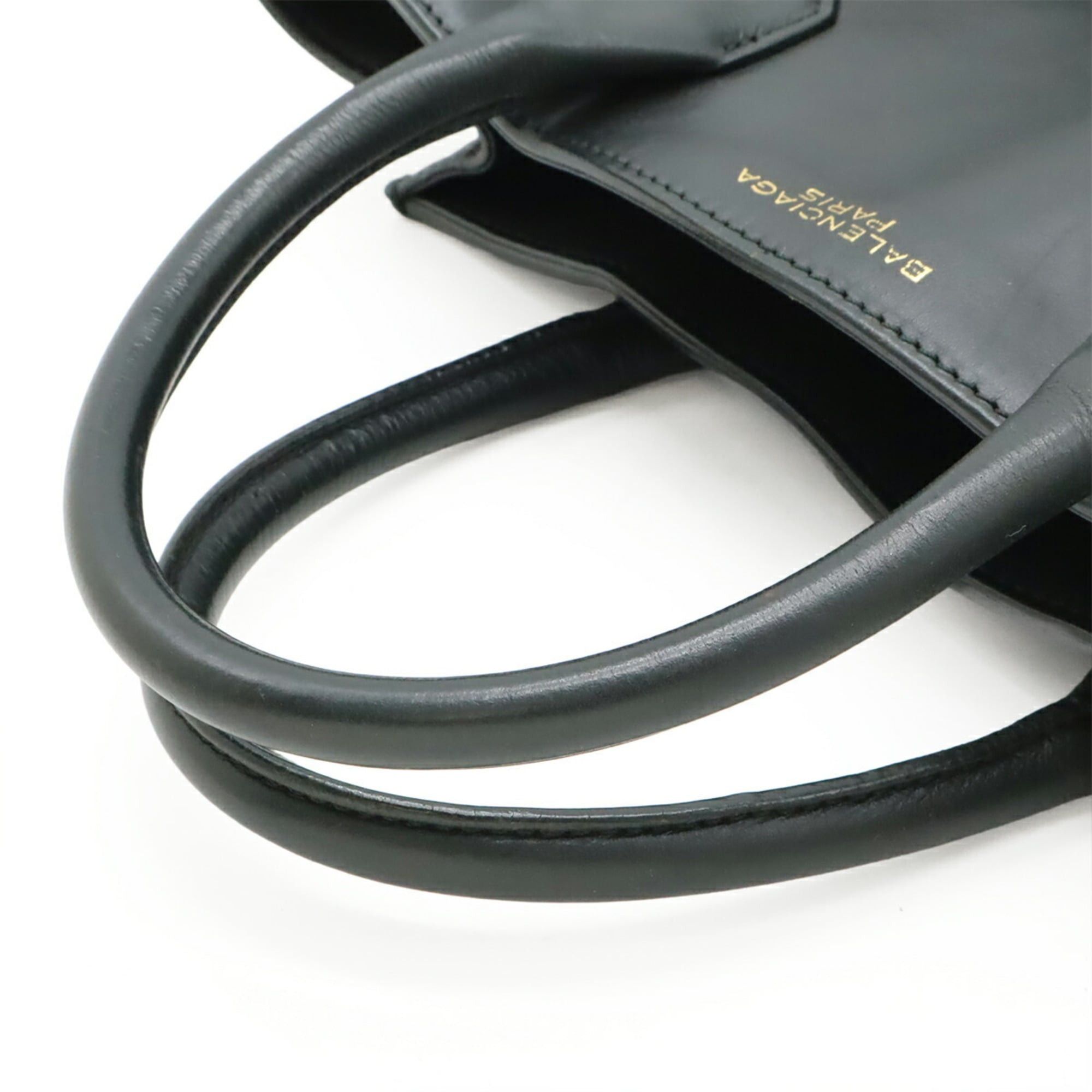 Balenciaga BALENCIAGA Padlock All Afternoon Handbag/Shoulder Bag, Dark Green Leather, Key Missing, 305593 Size ONE SIZE - 6 Thumbnail