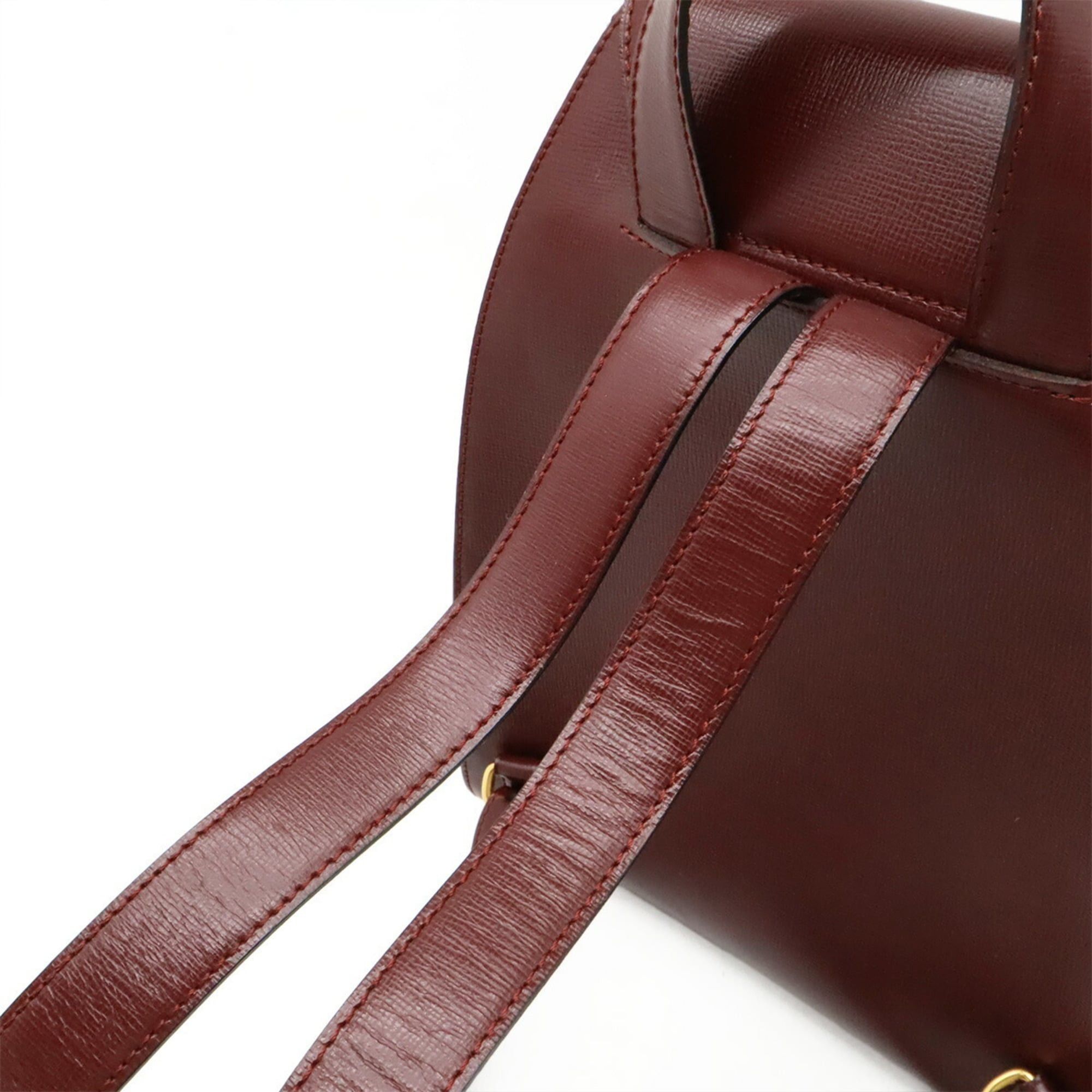 Cartier Cartier Must Backpack, Leather, Bordeaux, L1000215 Size ONE SIZE - 5 Thumbnail
