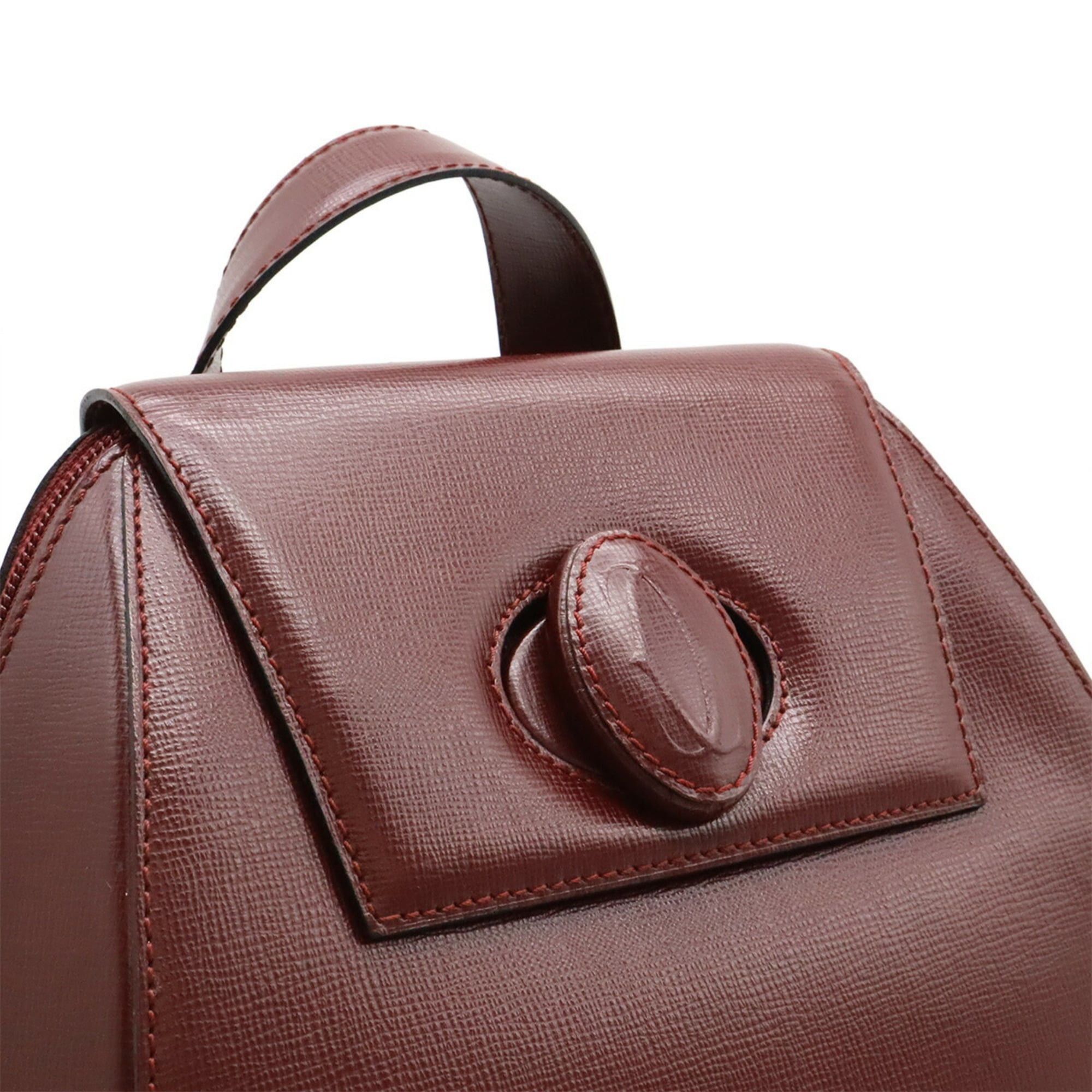 Cartier Cartier Must Backpack, Leather, Bordeaux, L1000215 Size ONE SIZE - 7 Thumbnail
