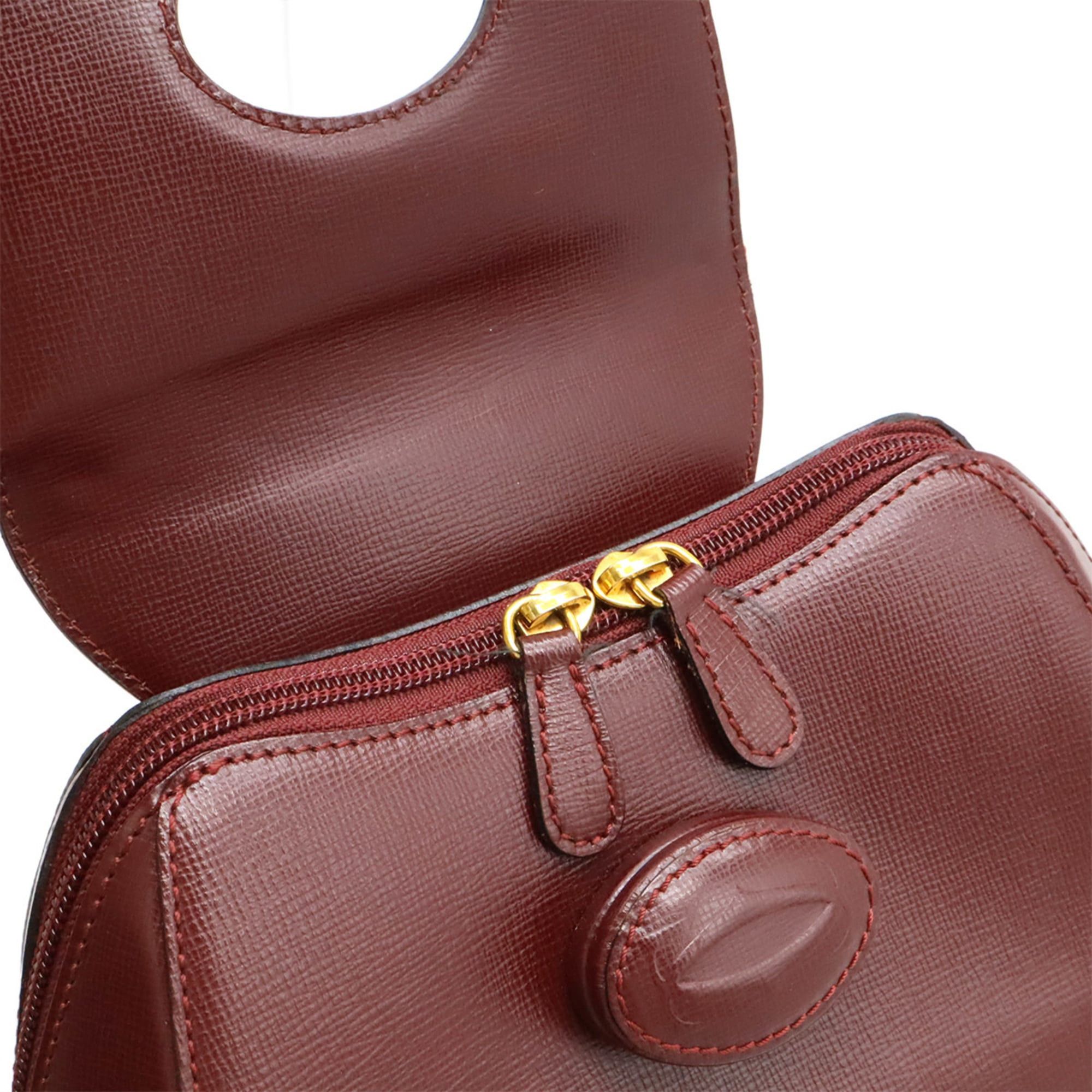 Cartier Cartier Must Backpack, Leather, Bordeaux, L1000215 Size ONE SIZE - 8 Thumbnail