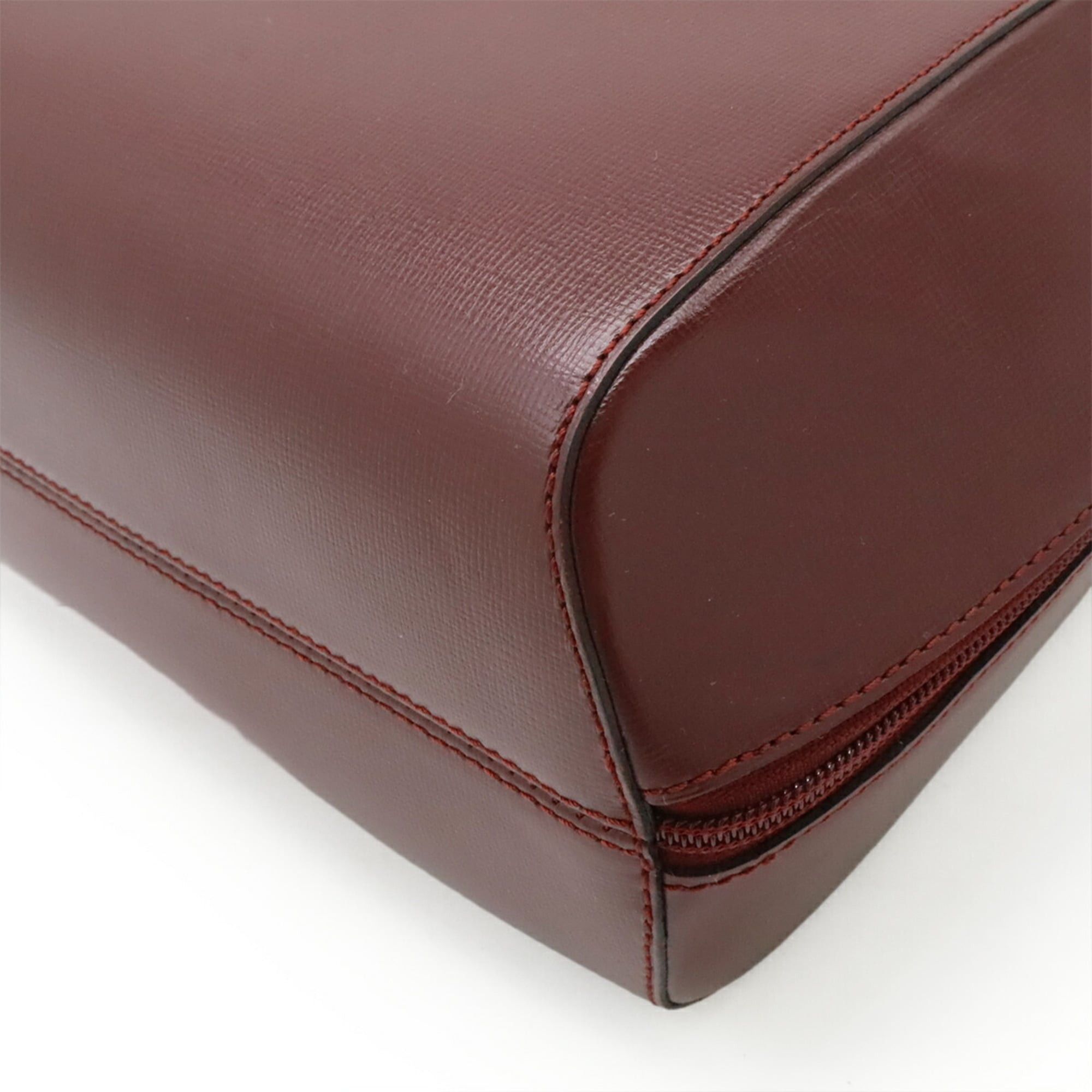 Cartier Cartier Must Backpack, Leather, Bordeaux, L1000215 Size ONE SIZE - 4 Thumbnail