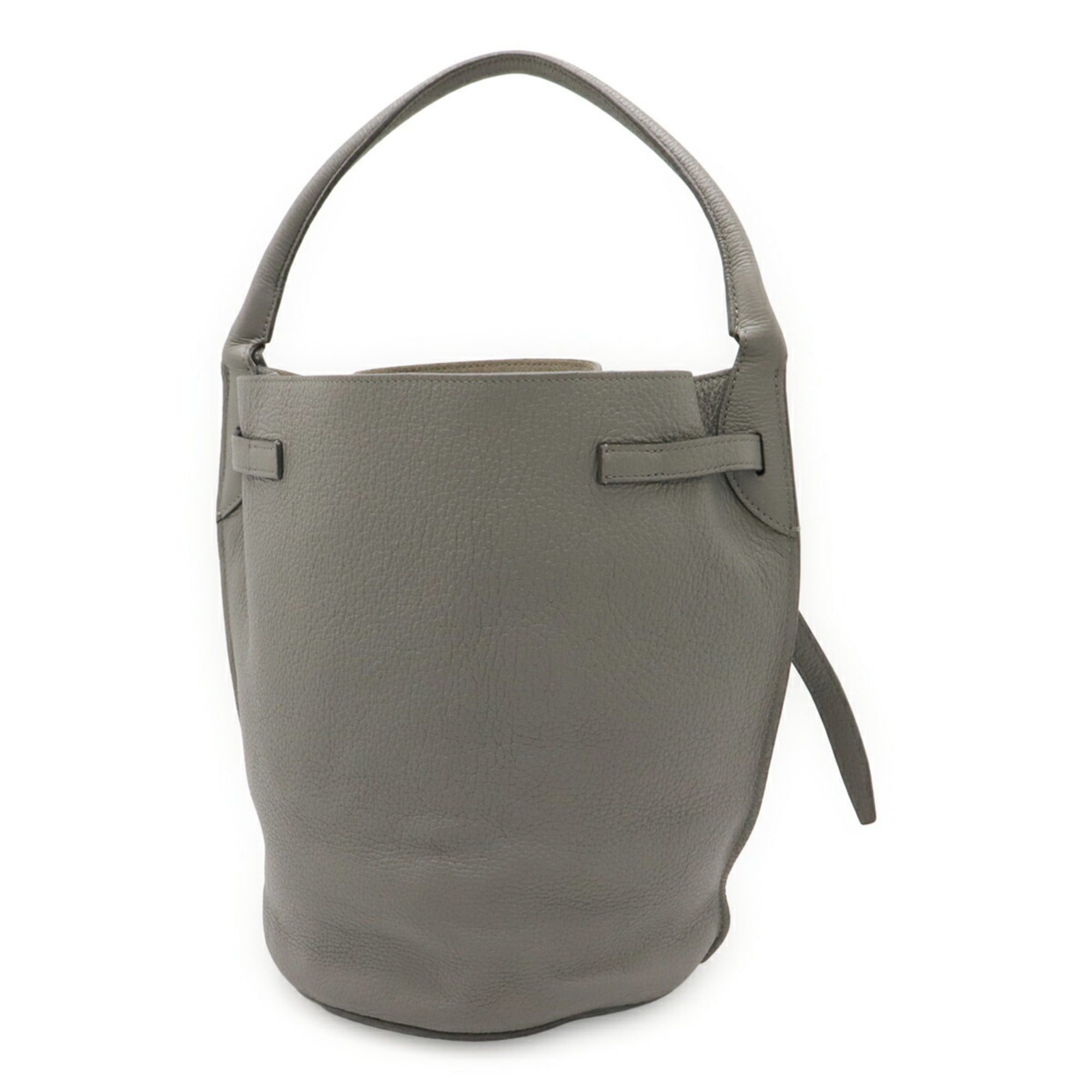 Celine CELINE Big Bag Bucket Small Shoulder Leather Gray 183353 Size ONE SIZE - 3 Thumbnail