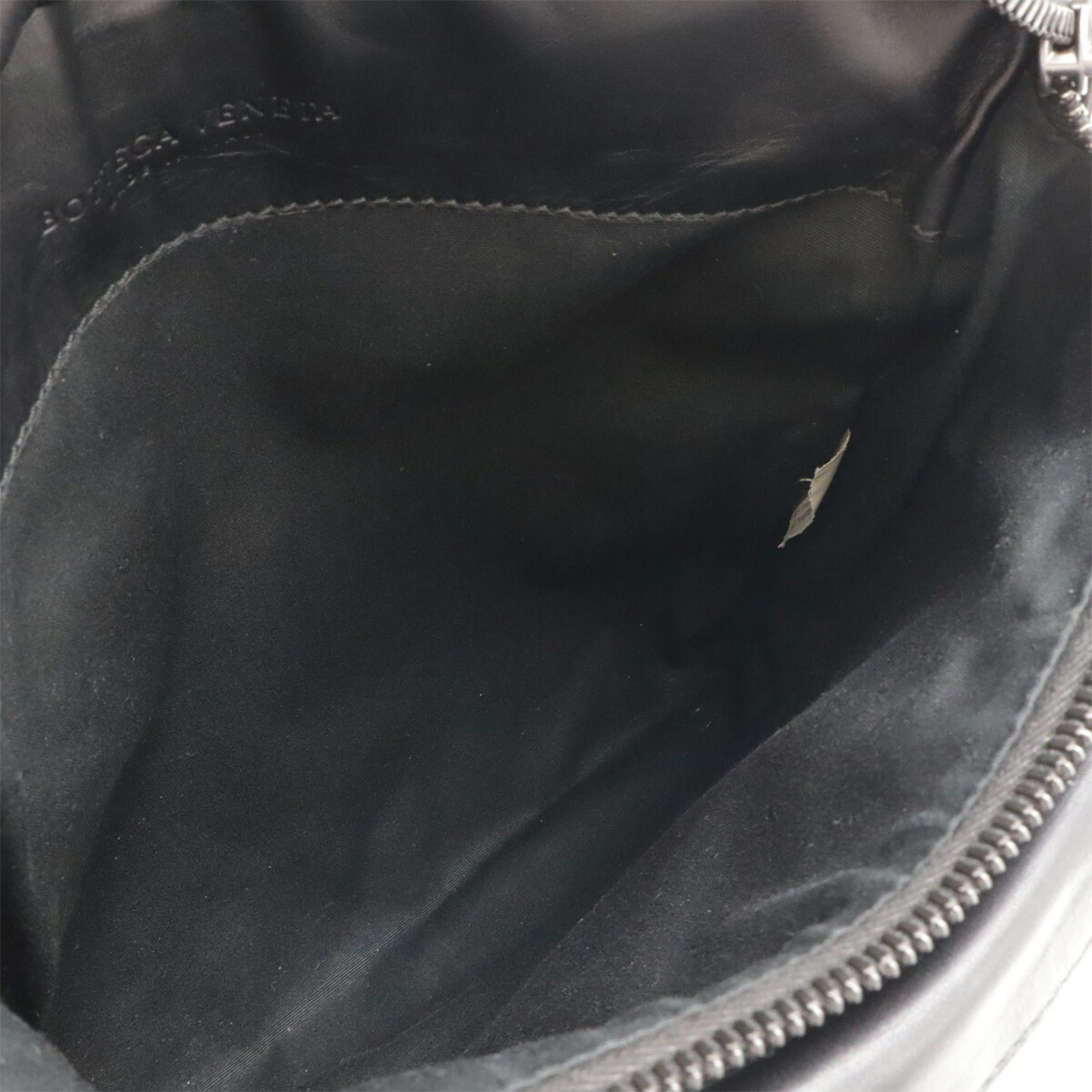 Bottega Veneta BOTTEGA VENETA Intrecciato Waist Bag, Black Leather, 121604 Size ONE SIZE - 9 Thumbnail