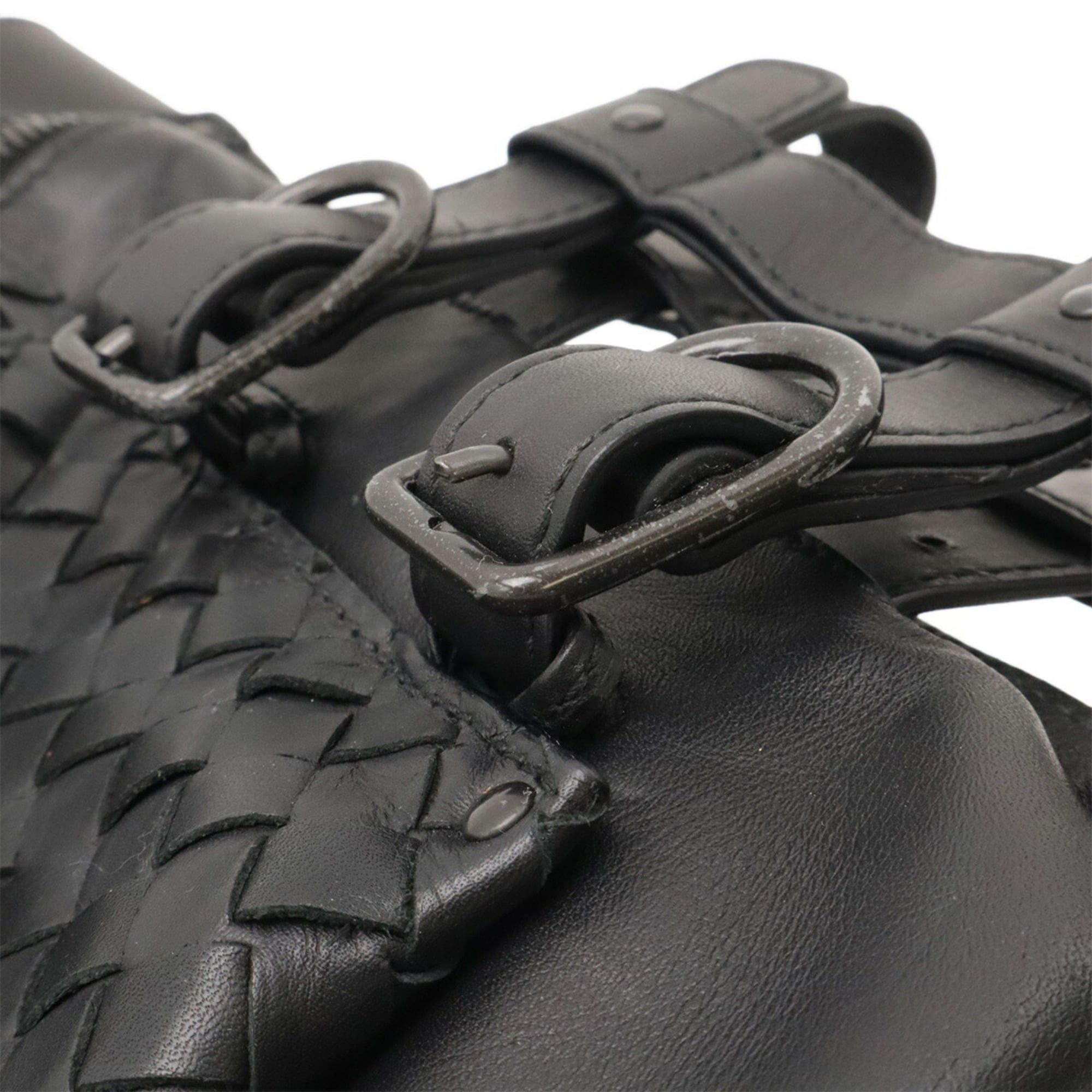 Bottega Veneta BOTTEGA VENETA Intrecciato Waist Bag, Black Leather, 121604 Size ONE SIZE - 6 Thumbnail