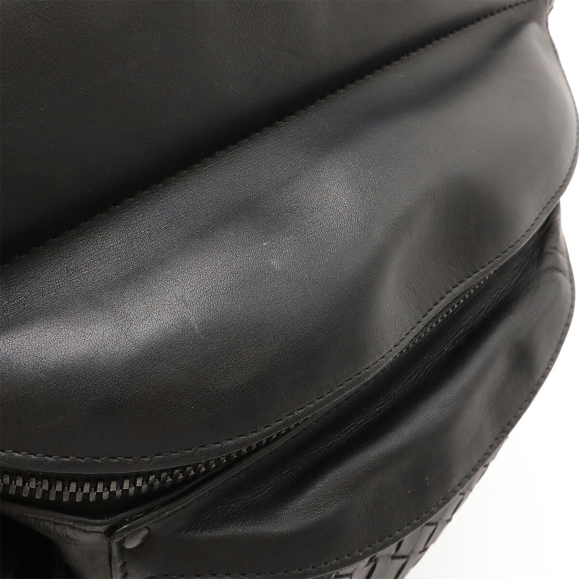Bottega Veneta BOTTEGA VENETA Intrecciato Waist Bag, Black Leather, 121604 Size ONE SIZE - 5 Thumbnail