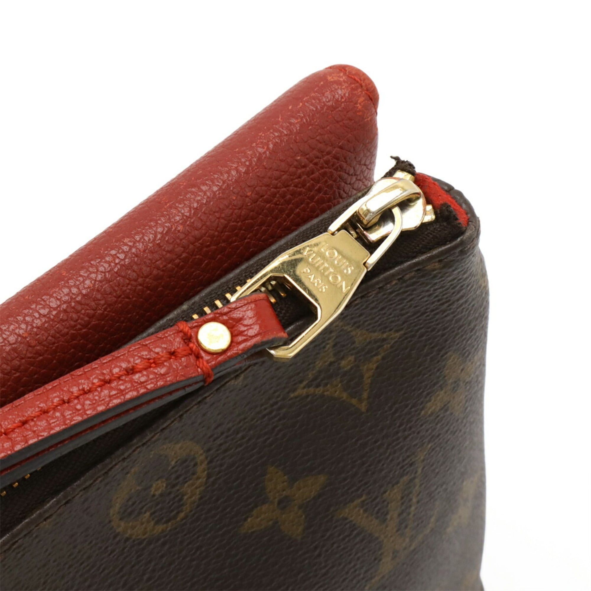 Louis Vuitton LOUIS VUITTON Monogram Twice Shoulder Bag Pochette Cerise Red M50184 Size ONE SIZE - 6 Thumbnail