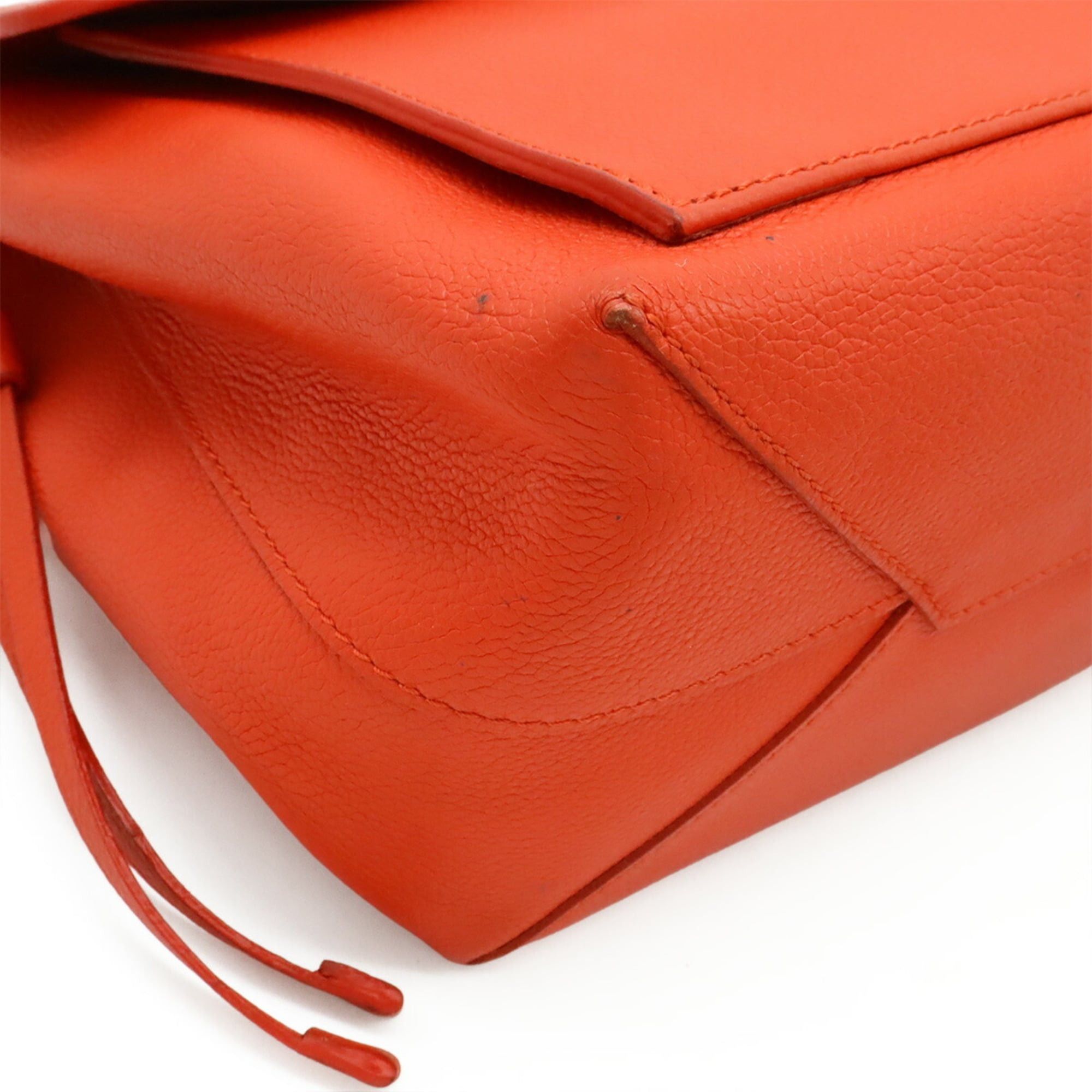 Louis Vuitton LOUIS VUITTON Lockme PM Handbag, One-Handle Leather, Orange Red, Black, M50360 Size ONE SIZE - 4 Thumbnail