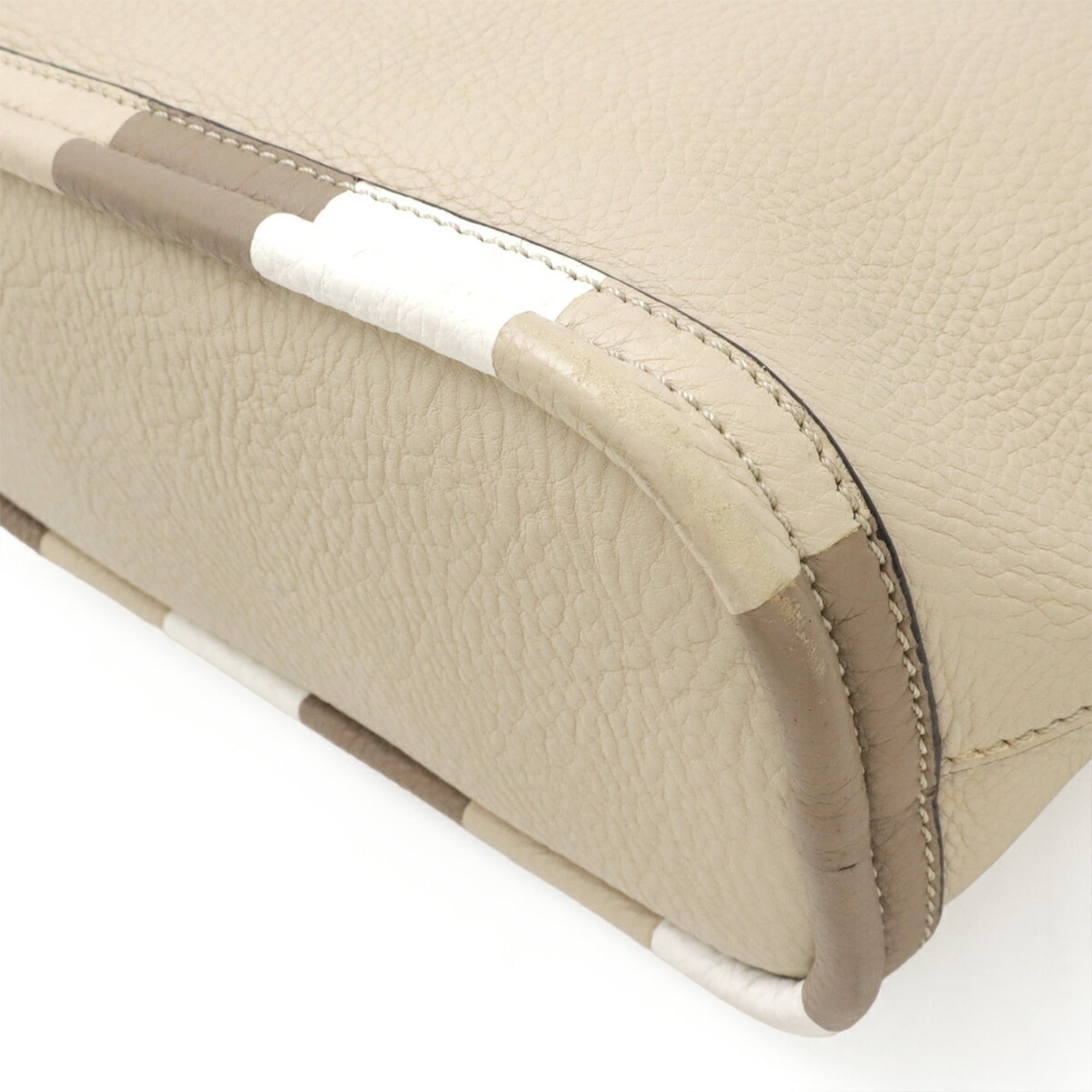 Fendi FENDI Selleria Handbag Shoulder Bag Leather Sand Beige 8BH349 Size ONE SIZE - 4 Thumbnail