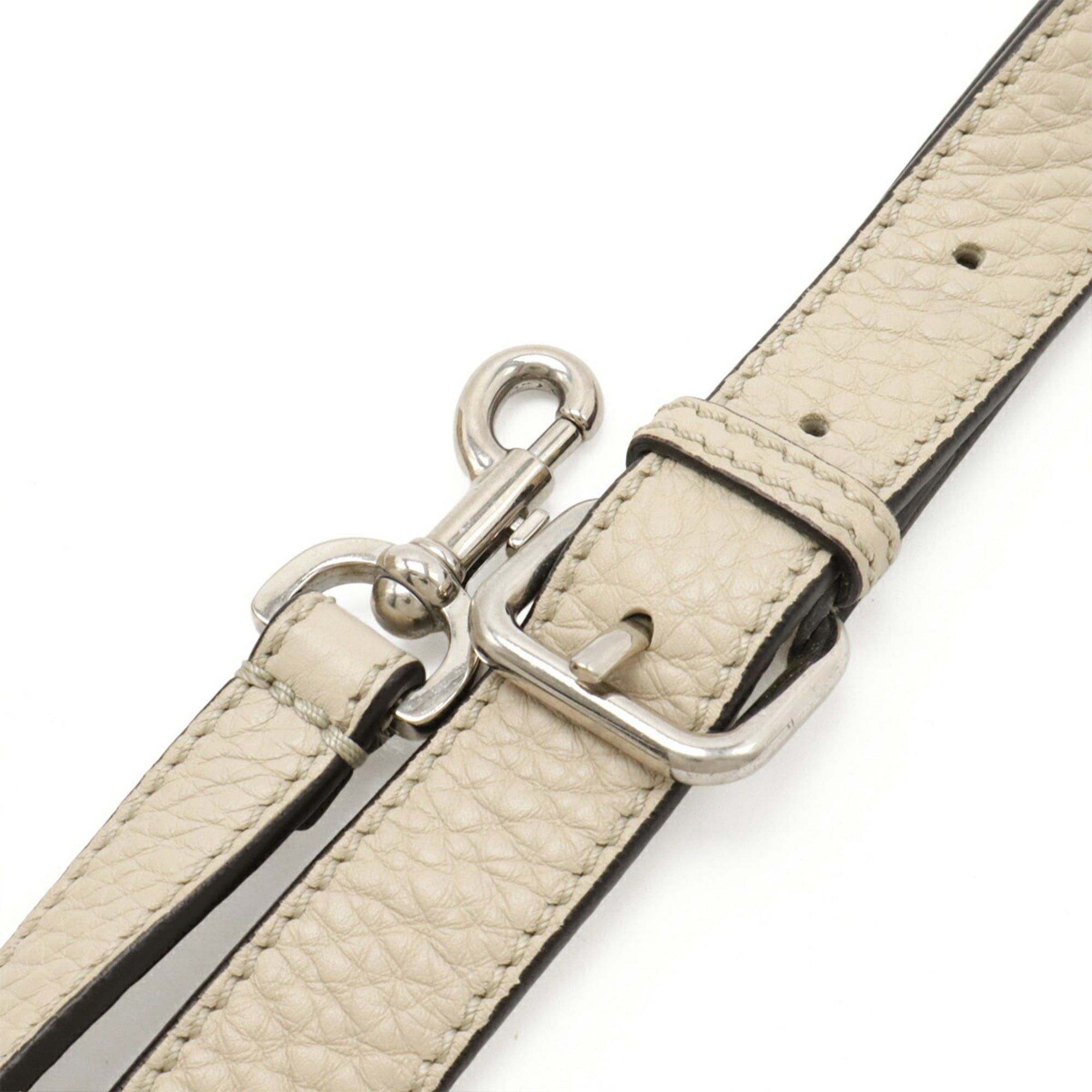 Fendi FENDI Selleria Handbag Shoulder Bag Leather Sand Beige 8BH349 Size ONE SIZE - 7 Thumbnail