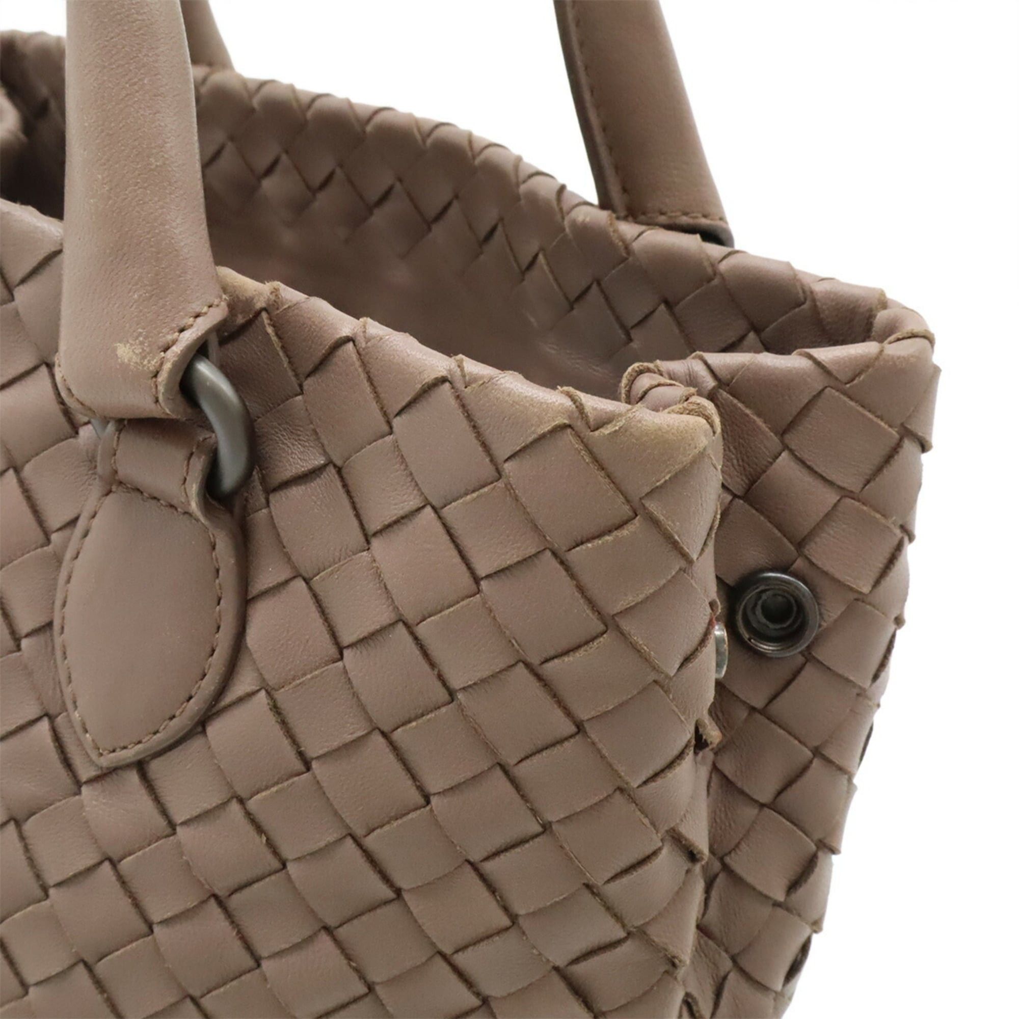 Bottega Veneta BOTTEGA VENETA Intrecciato Tote Bag, Handbag, Leather, Pink Brown, 225166 Size ONE SIZE - 7 Thumbnail