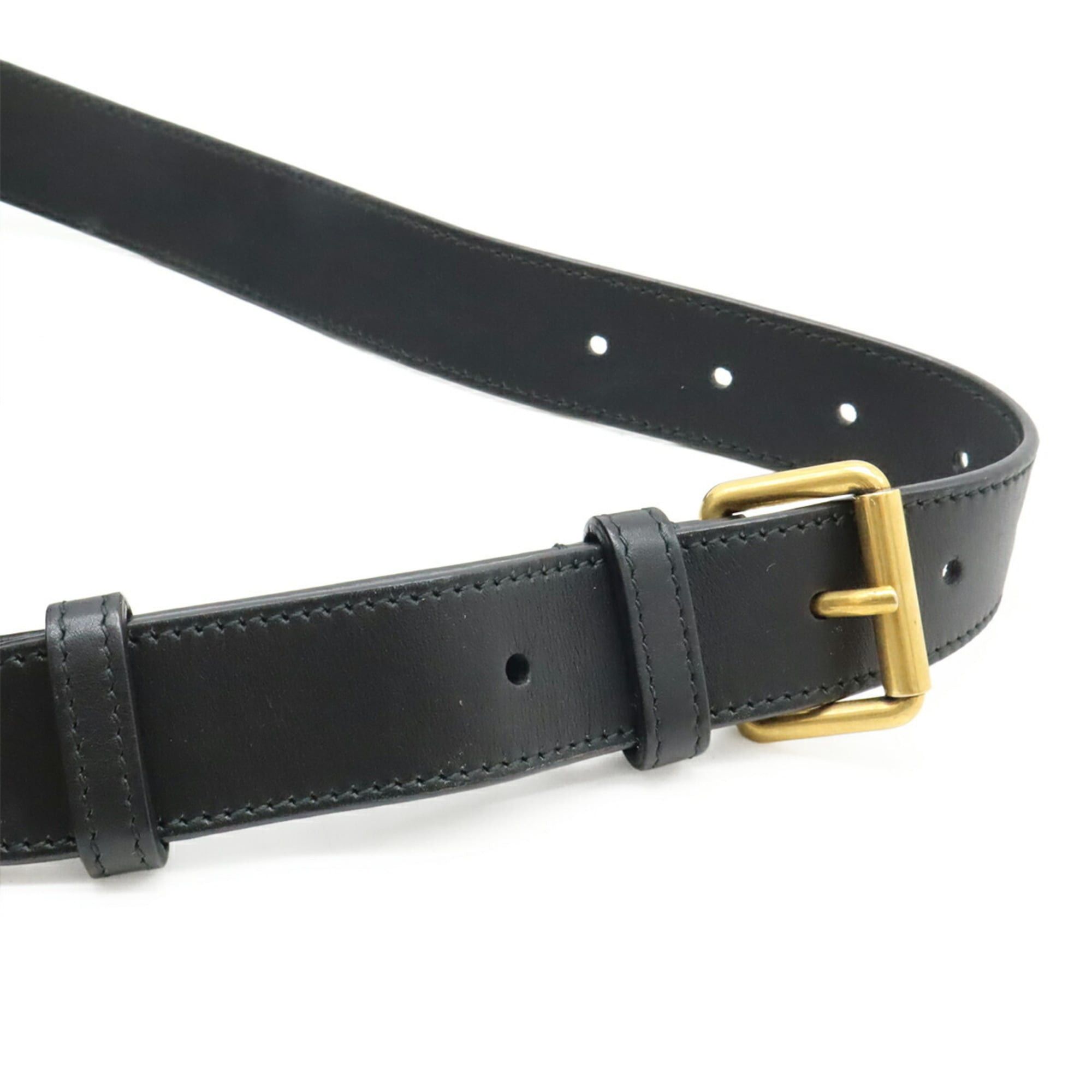 Gucci GUCCI GG Marmont Belt Bag, Body Waist Pouch, Quilted Leather, Black, #75 491294 Size ONE SIZE - 6 Thumbnail