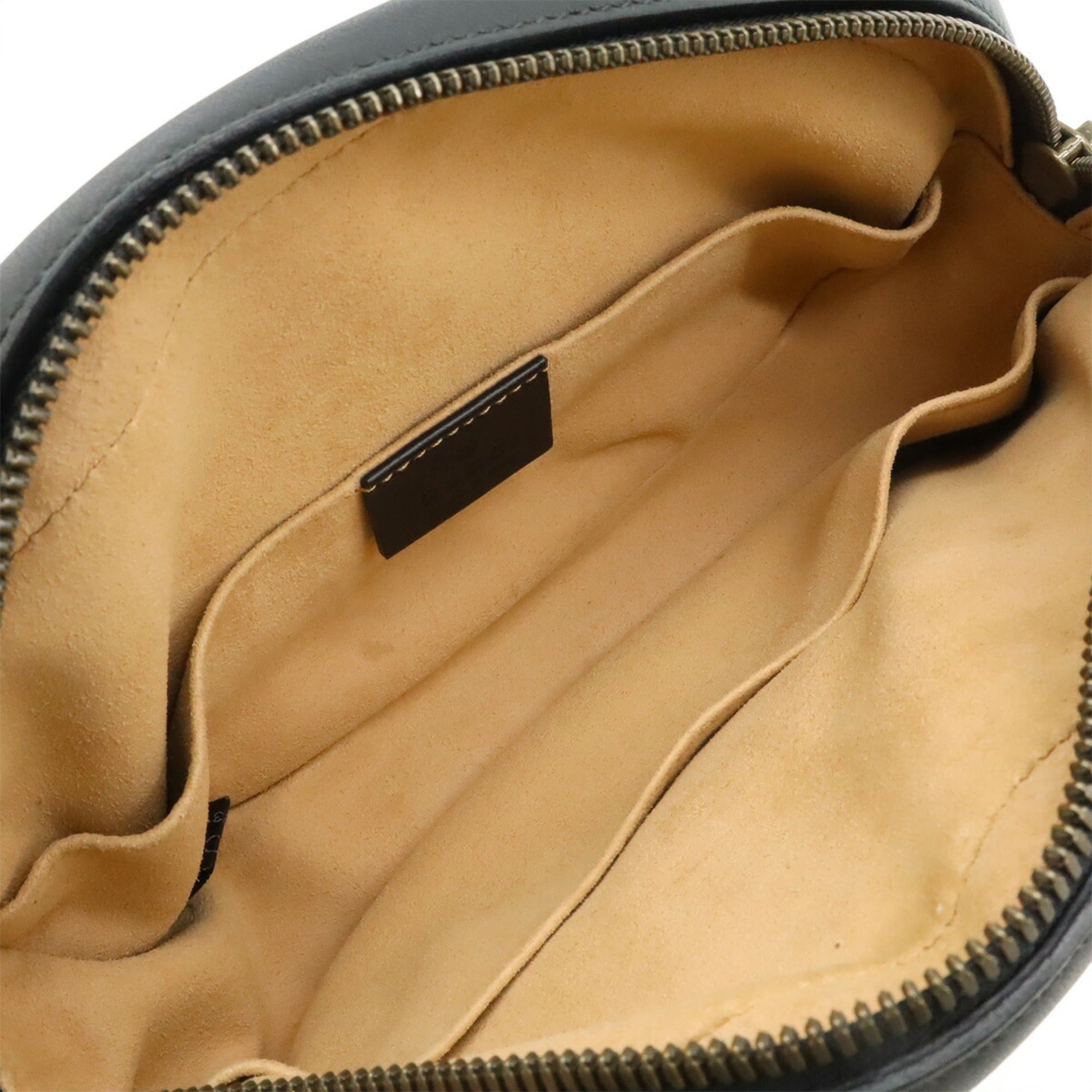 Gucci GUCCI GG Marmont Belt Bag, Body Waist Pouch, Quilted Leather, Black, #75 491294 Size ONE SIZE - 9 Thumbnail