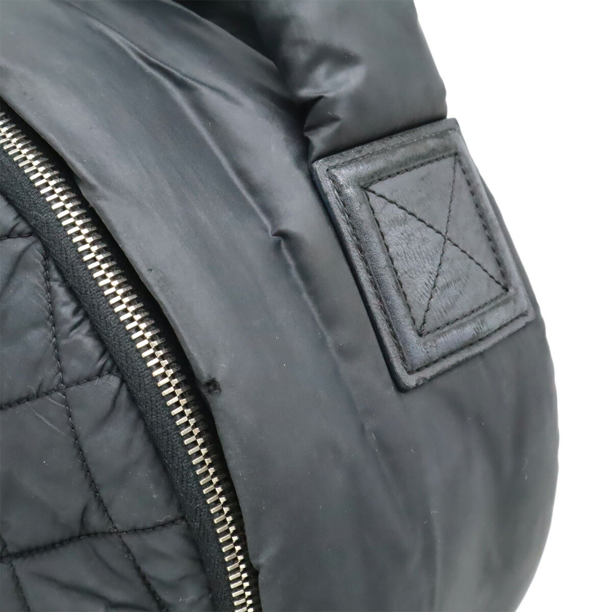 Chanel CHANEL Coco Cocoon Backpack/Daypack in Quilted Nylon and Leather, Black Bordeaux, A92559 Size ONE SIZE - 9 Thumbnail