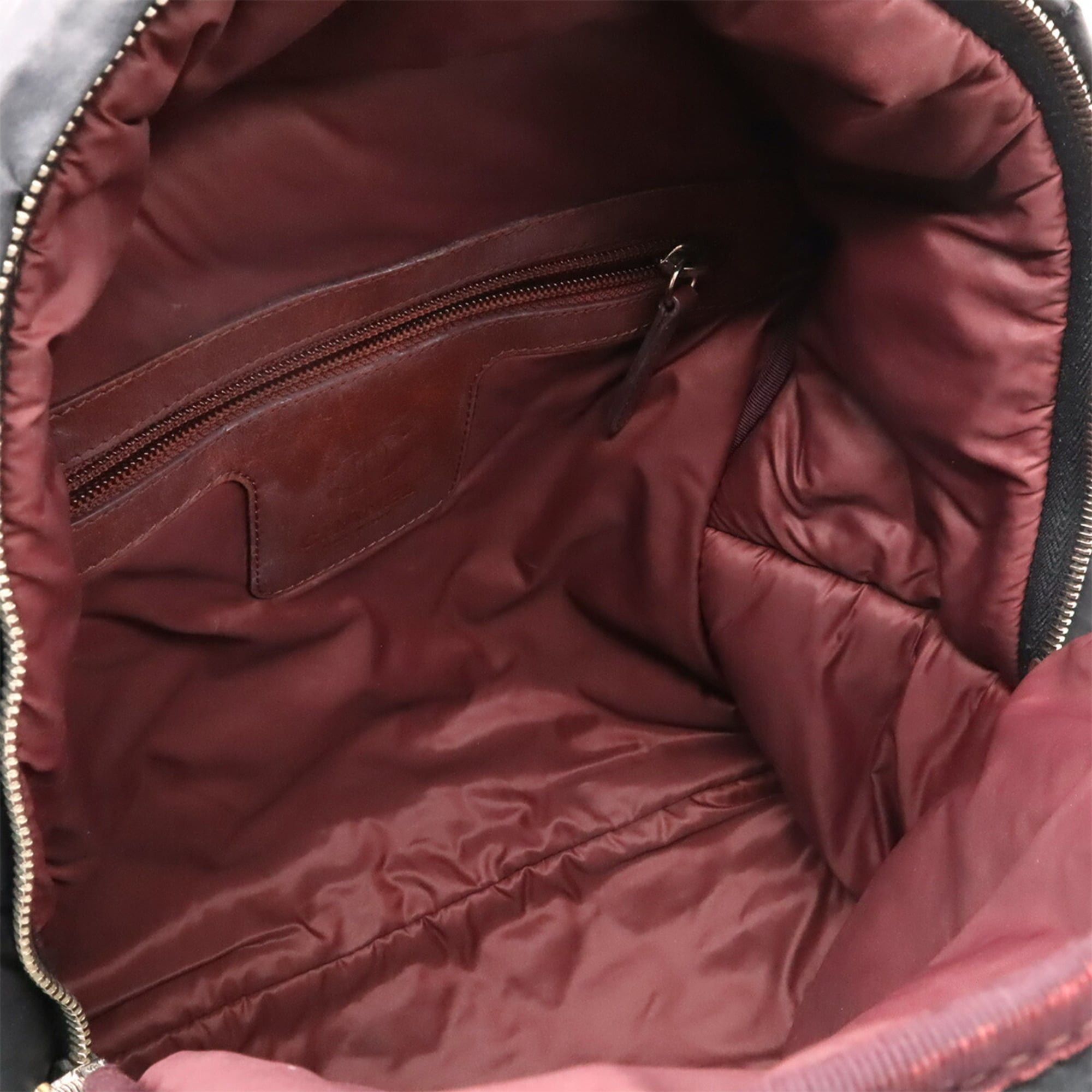 Chanel CHANEL Coco Cocoon Backpack/Daypack in Quilted Nylon and Leather, Black Bordeaux, A92559 Size ONE SIZE - 8 Thumbnail