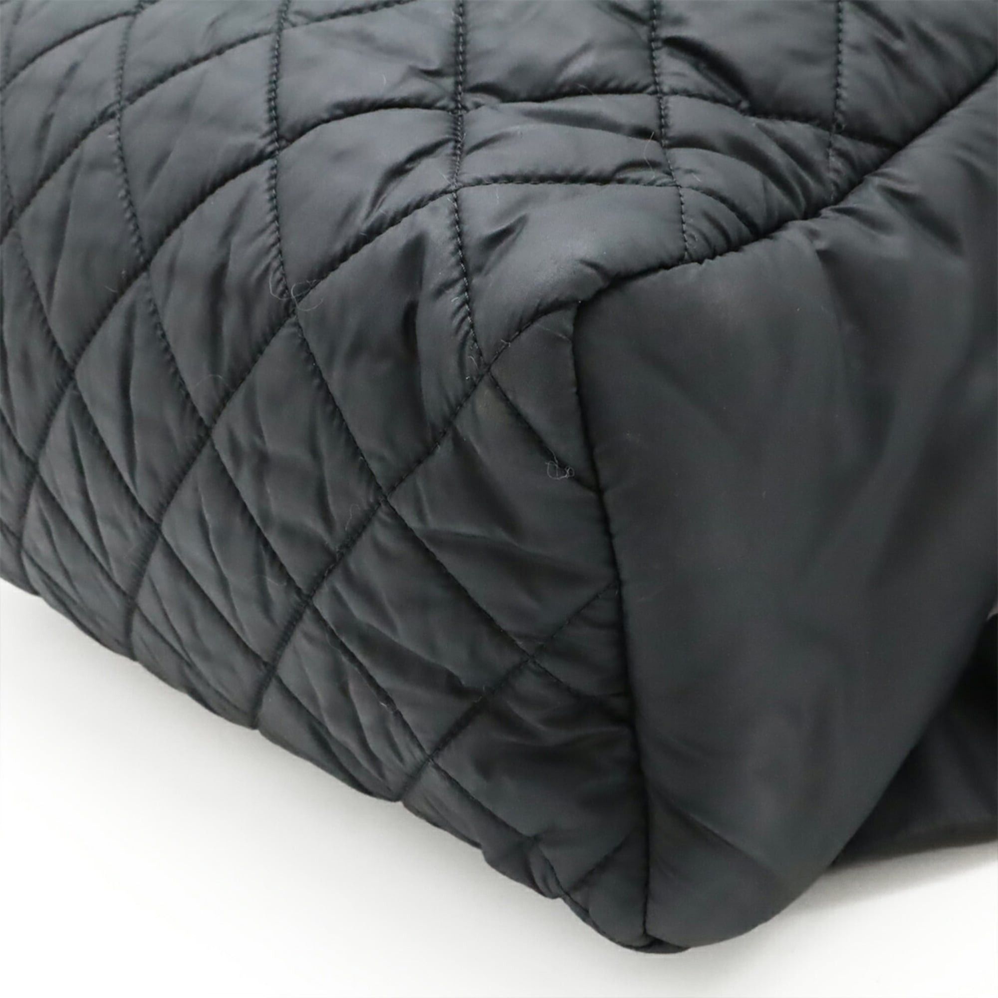 Chanel CHANEL Coco Cocoon Backpack/Daypack in Quilted Nylon and Leather, Black Bordeaux, A92559 Size ONE SIZE - 4 Thumbnail