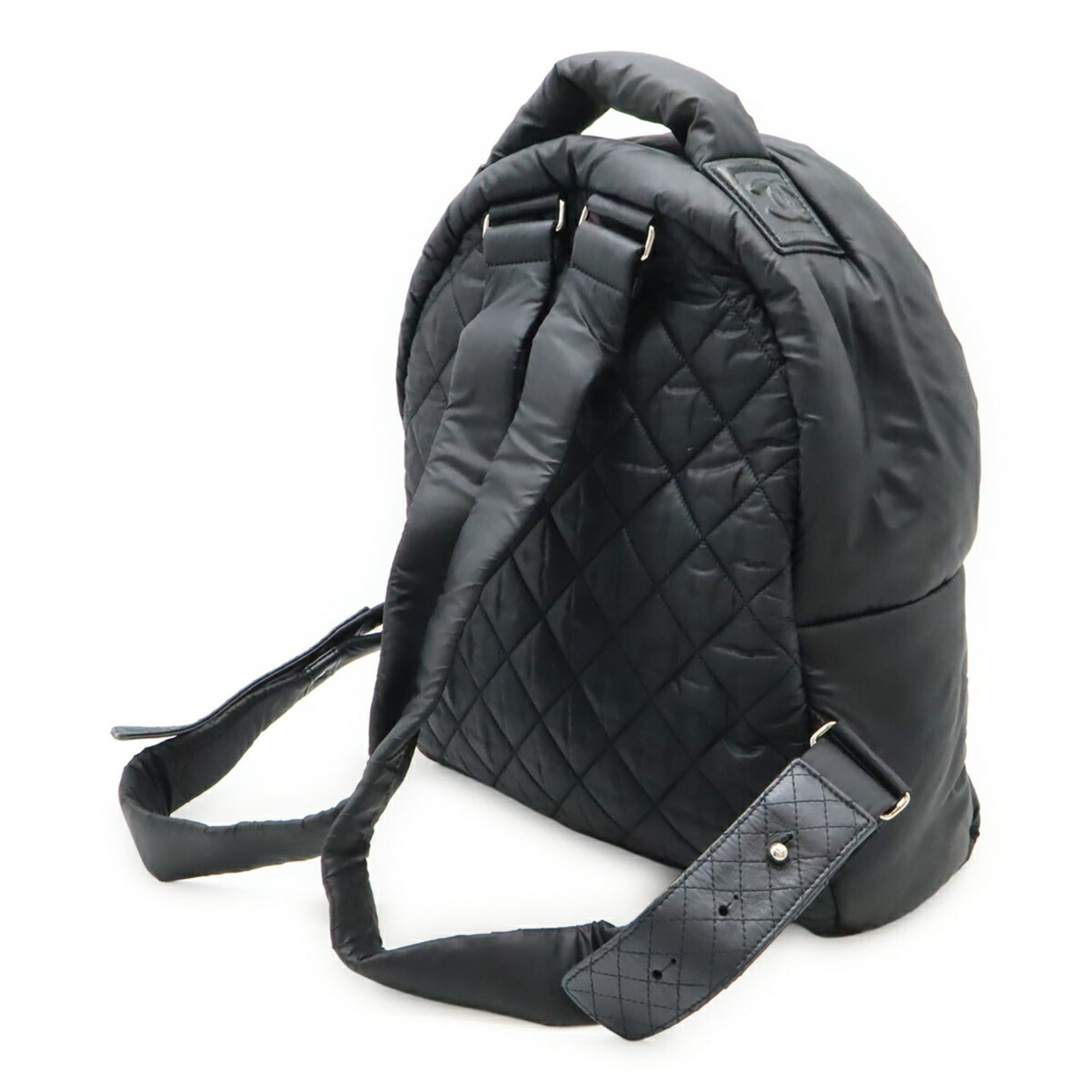 Chanel CHANEL Coco Cocoon Backpack/Daypack in Quilted Nylon and Leather, Black Bordeaux, A92559 Size ONE SIZE - 3 Thumbnail