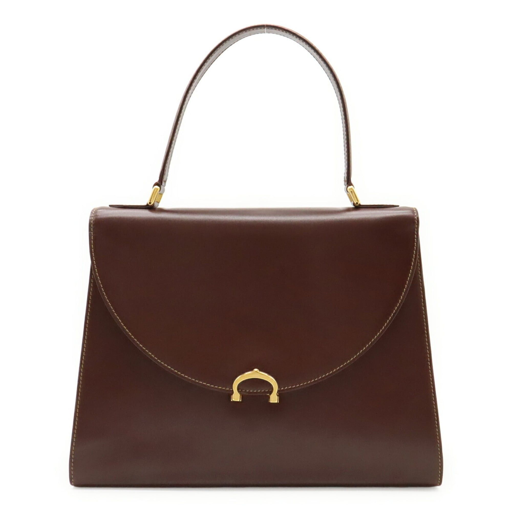 Cartier Cartier Must Handbag, One-Handle, Calf Leather, Bordeaux Size ONE SIZE - 2 Thumbnail
