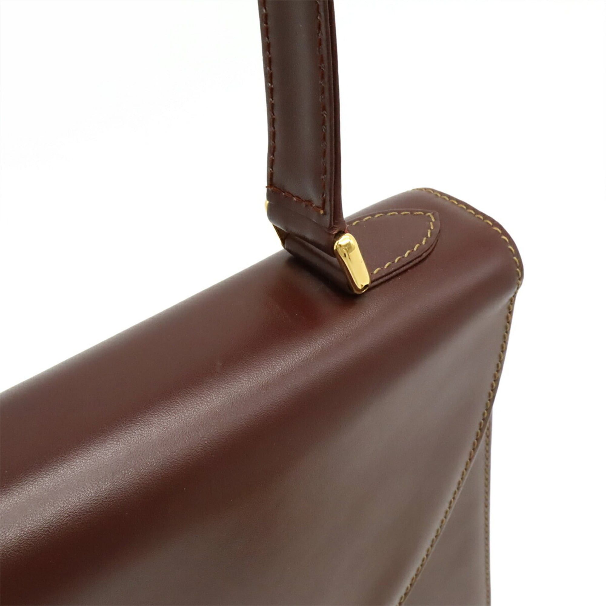 Cartier Cartier Must Handbag, One-Handle, Calf Leather, Bordeaux Size ONE SIZE - 9 Thumbnail