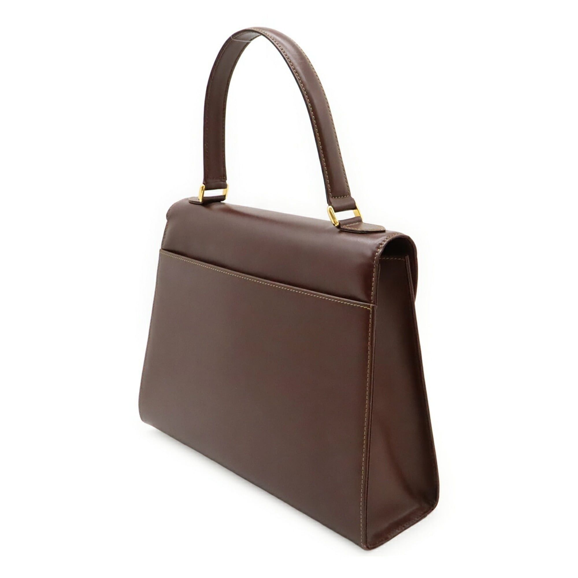 Cartier Cartier Must Handbag, One-Handle, Calf Leather, Bordeaux Size ONE SIZE - 3 Thumbnail