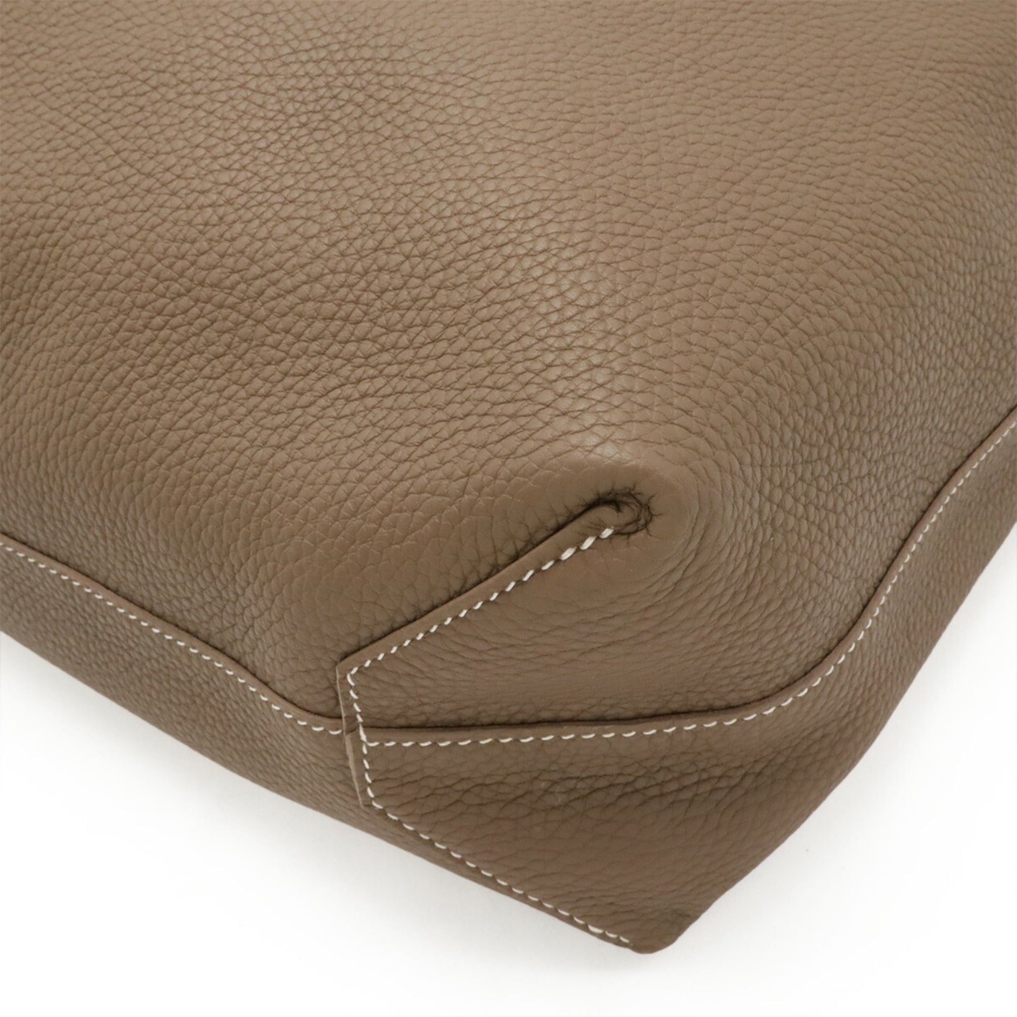 Hermes HERMES Double Sens 36 Tote/Shoulder Bag, Reversible, Taurillon Clemence Etoupe Béton Leather, Z Stamp Size ONE SIZE - 4 Thumbnail