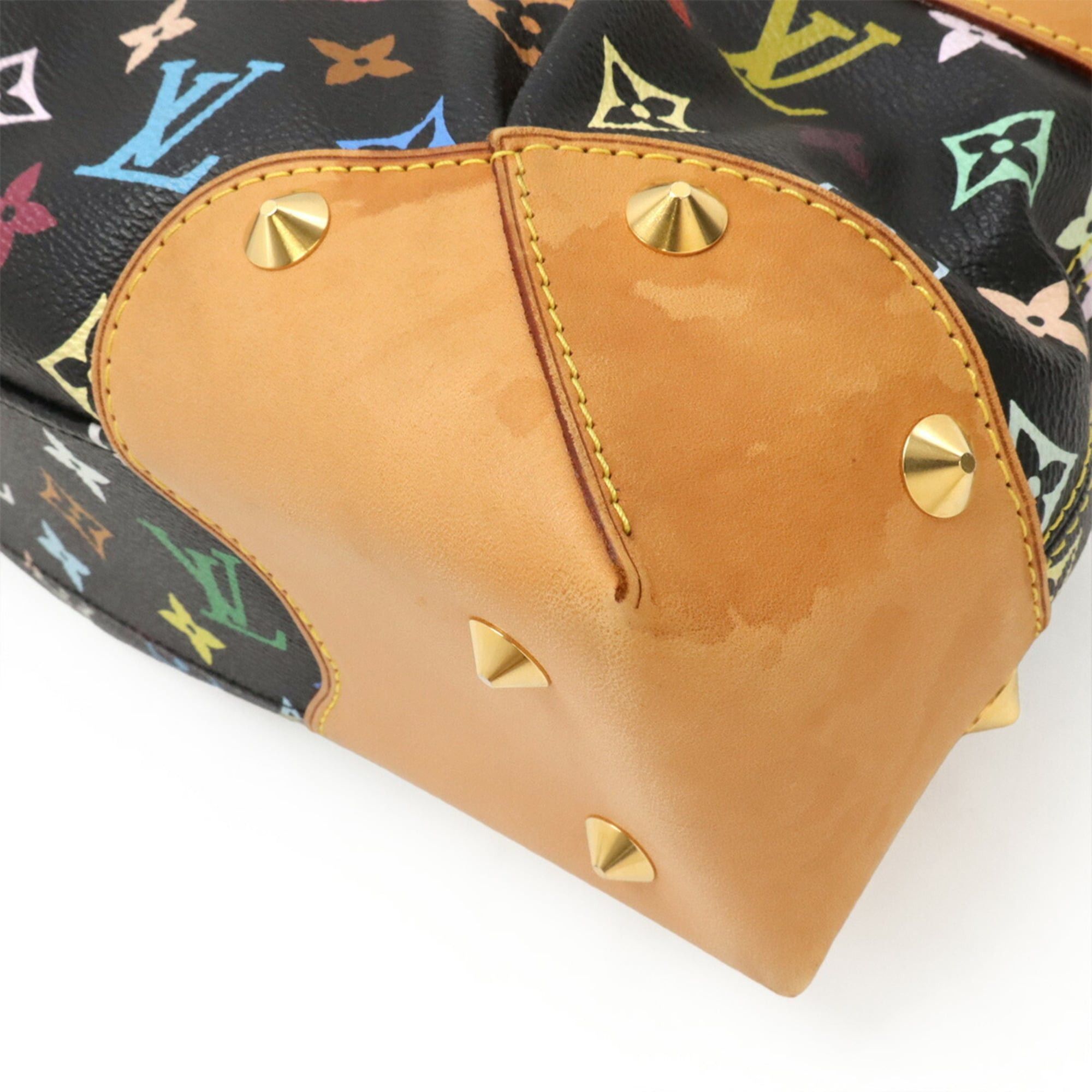 Louis Vuitton LOUIS VUITTON Monogram Multicolore Judy GM Handbag/Shoulder Bag in Noir and Black, M40256 Size ONE SIZE - 4 Thumbnail