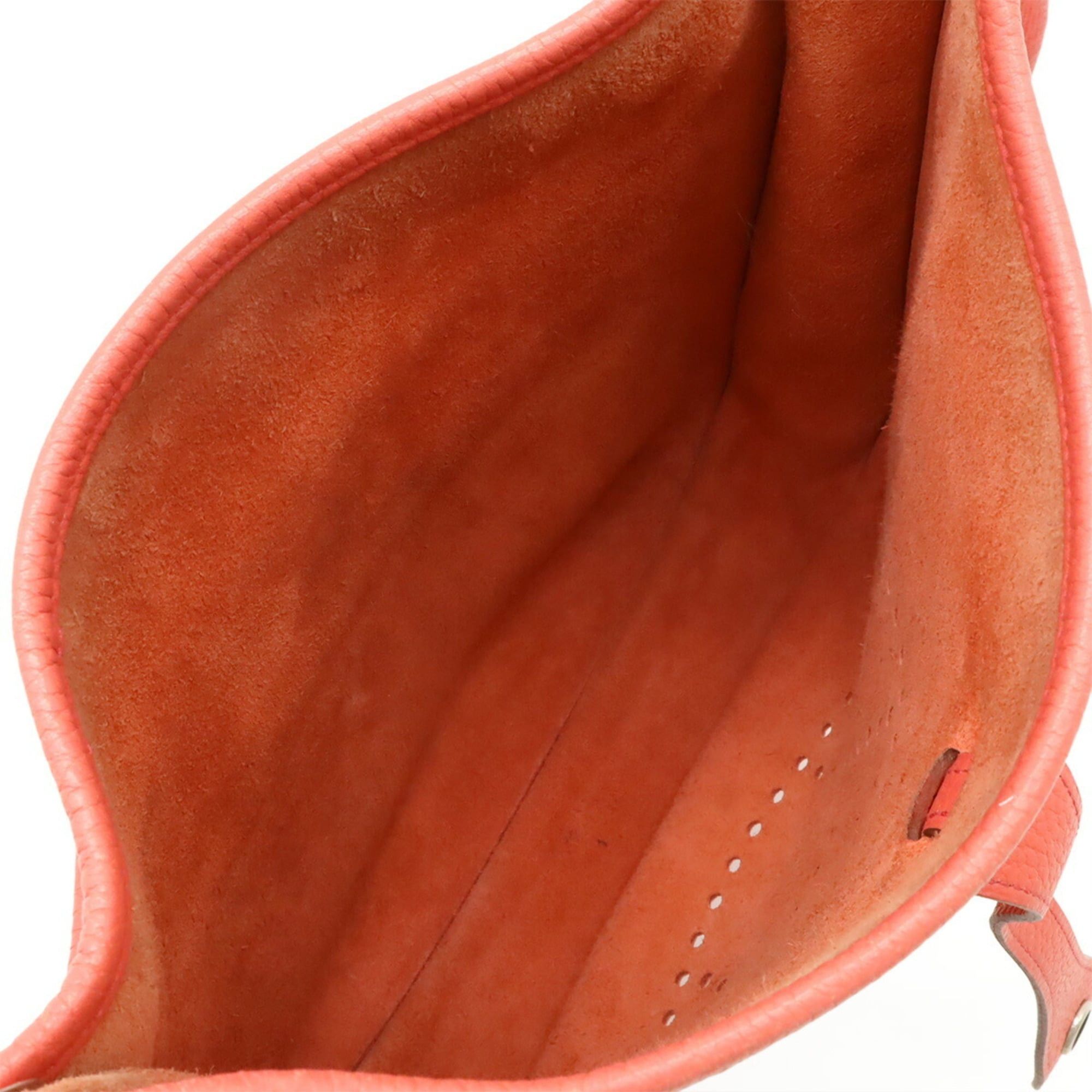 Hermes HERMES Evelyn 3 III PM Shoulder Bag in Taurillon Clemence Leather with Bougainvillea Pattern Pink, Stamped "M" Size ONE SIZE - 7 Thumbnail