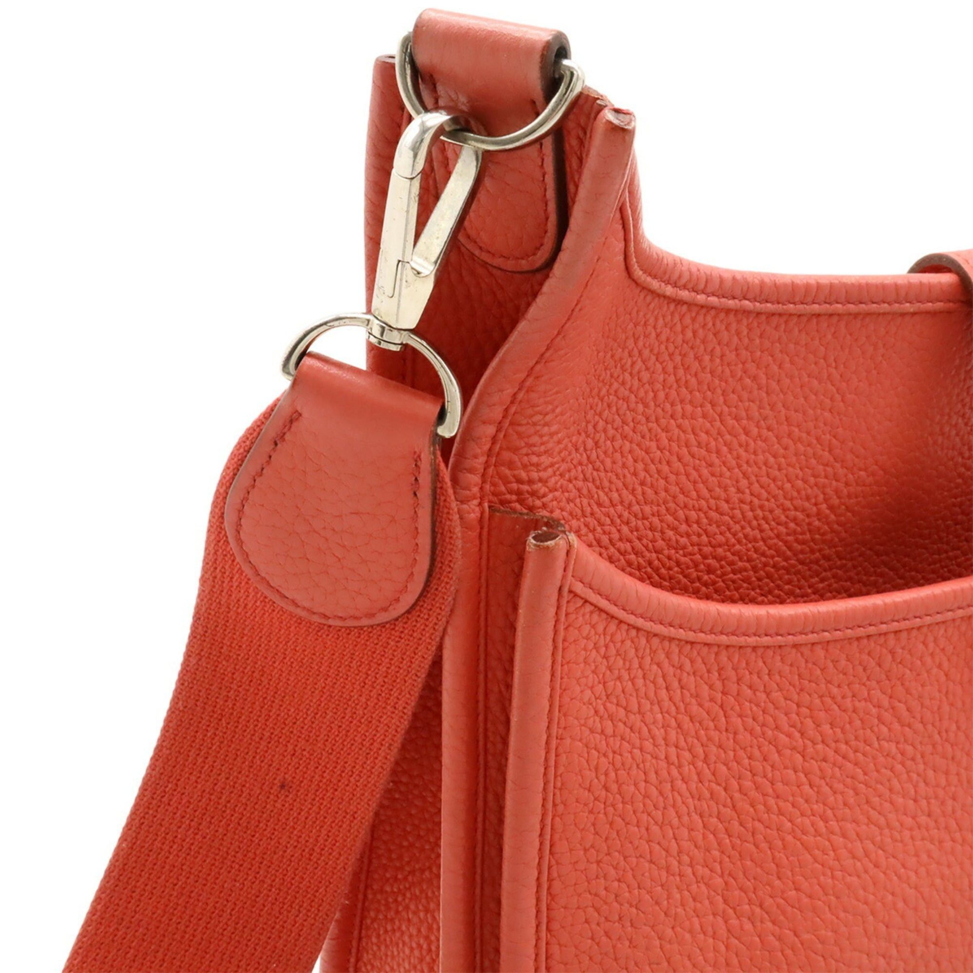 Hermes HERMES Evelyn 3 III PM Shoulder Bag in Taurillon Clemence Leather with Bougainvillea Pattern Pink, Stamped "M" Size ONE SIZE - 5 Thumbnail