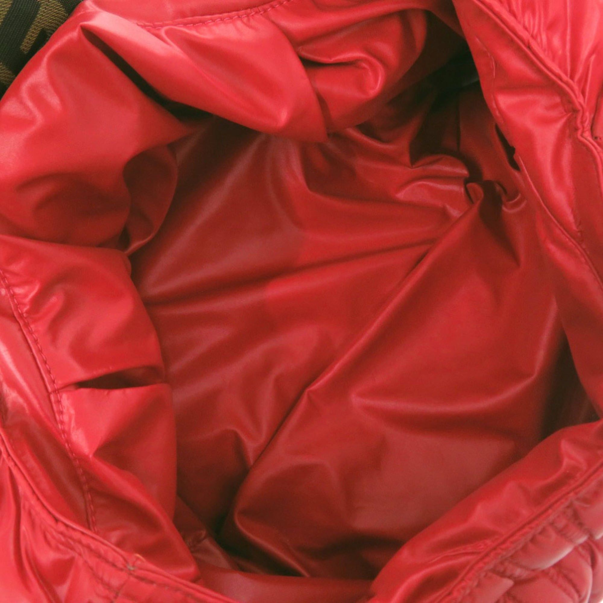 Fendi Fendi x Moncler Spy Bag Handbag Nylon Leather Red 2180 Size ONE SIZE - 5 Thumbnail