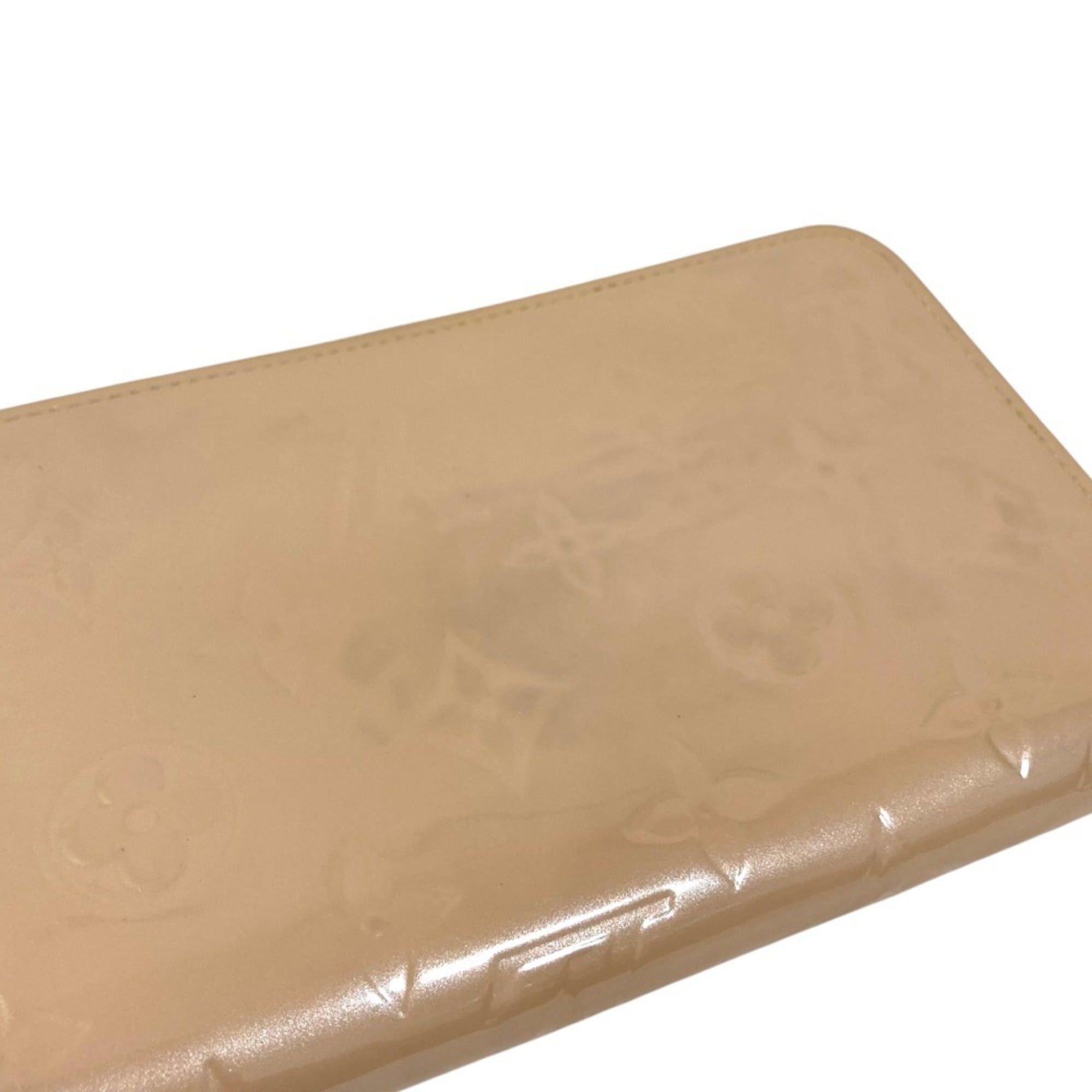 Louis Vuitton LOUIS VUITTON Monogram Vernis Zippy Wallet M61380 Beige Women's Size ONE SIZE - 14 Thumbnail