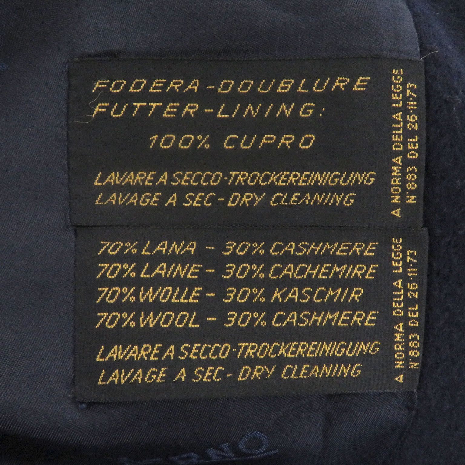 Other Other Herno Wool Coat Textile Outerwear DUTY FREE for USA Size ONE SIZE - 8 Thumbnail