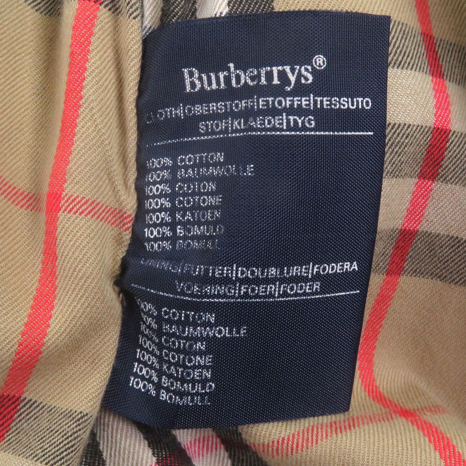 Burberry Burberry Burberrys Nova Check Cotton Trench Coat Textile Outerwear DUTY FREE for USA Size ONE SIZE - 6 Thumbnail