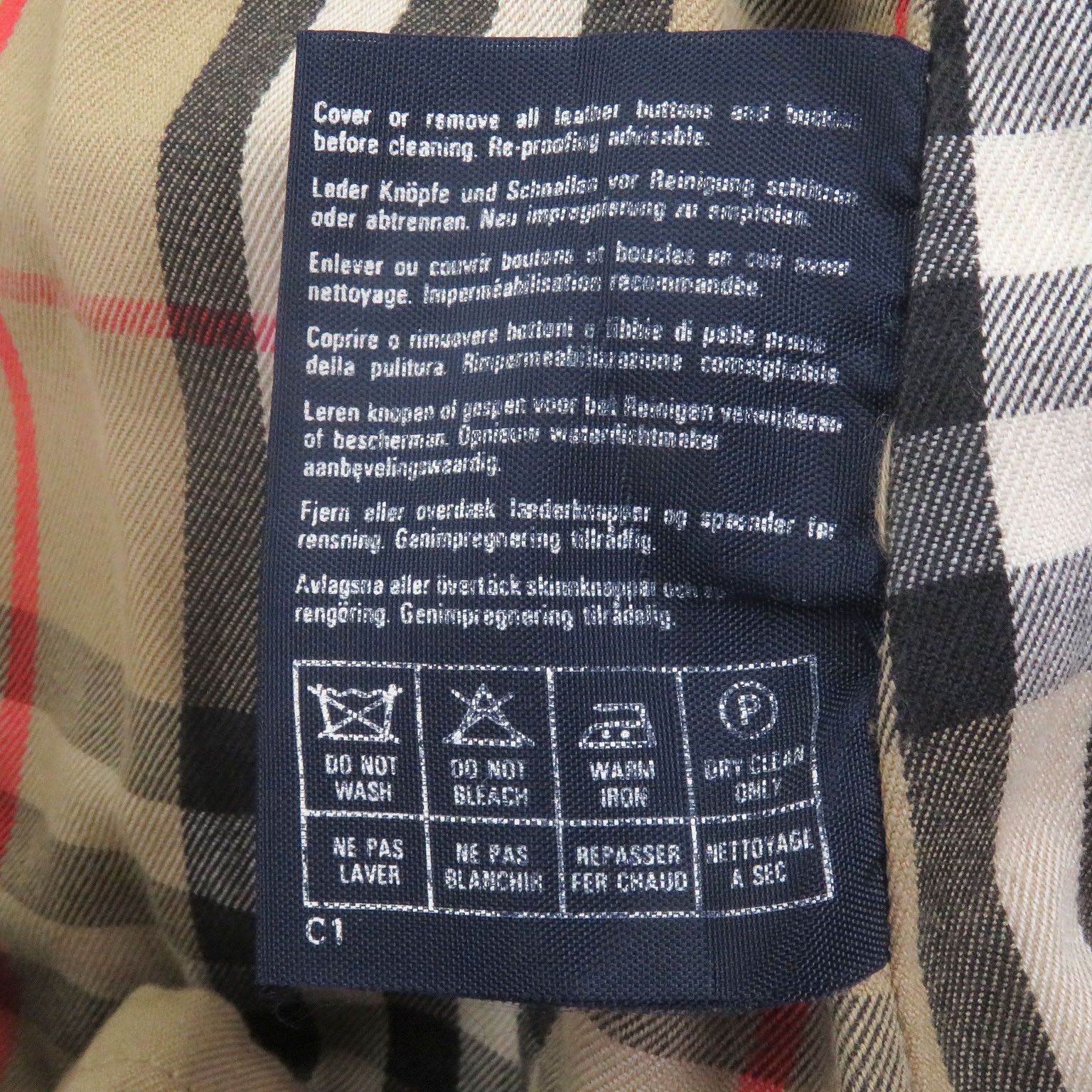 Burberry Burberry Burberrys Nova Check Cotton Trench Coat Textile Outerwear DUTY FREE for USA Size ONE SIZE - 7 Thumbnail