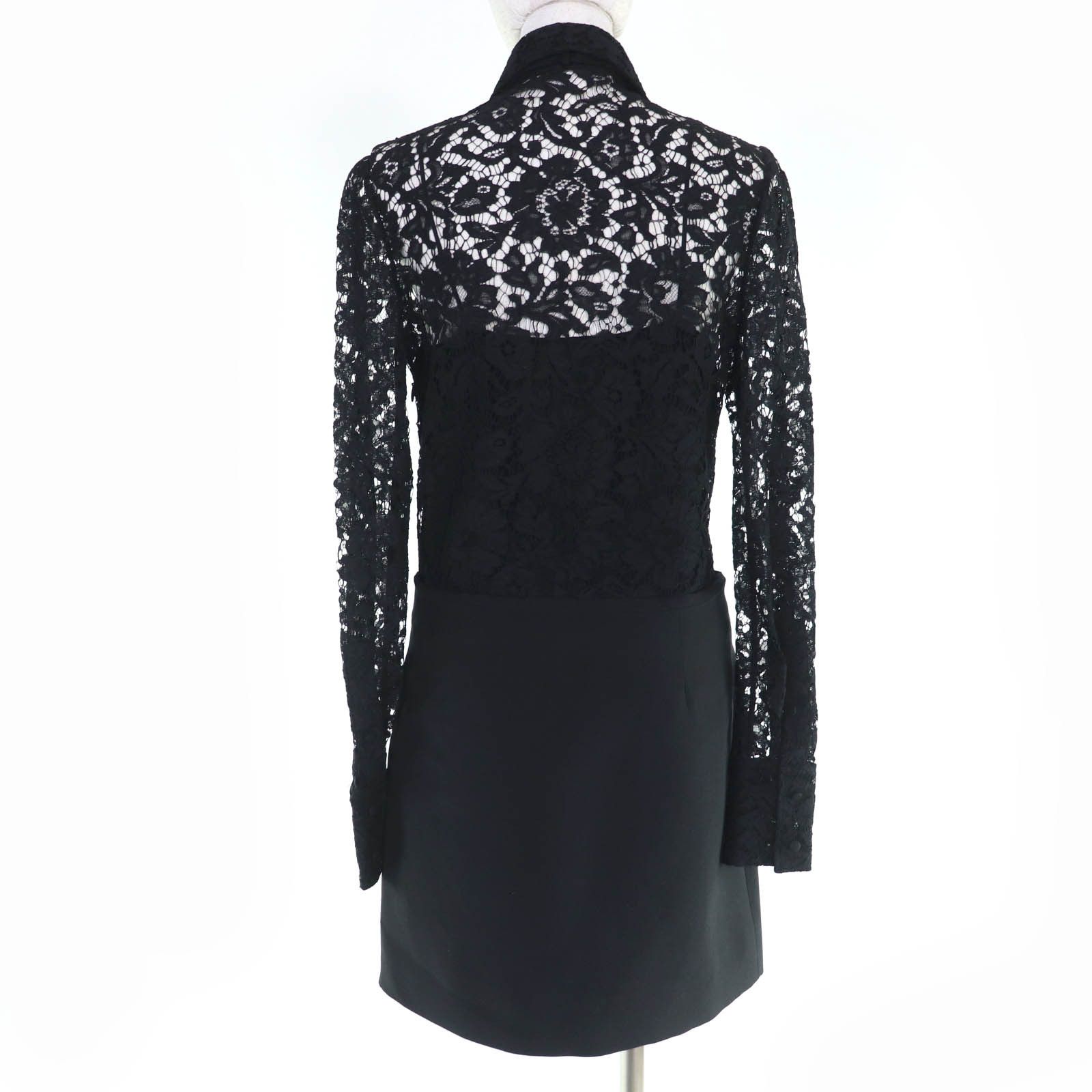 Valentino Valentino Valentino Lace Dress Textile Dresses 1B3VA050360 DUTY FREE for USA Size ONE SIZE - 3 Thumbnail