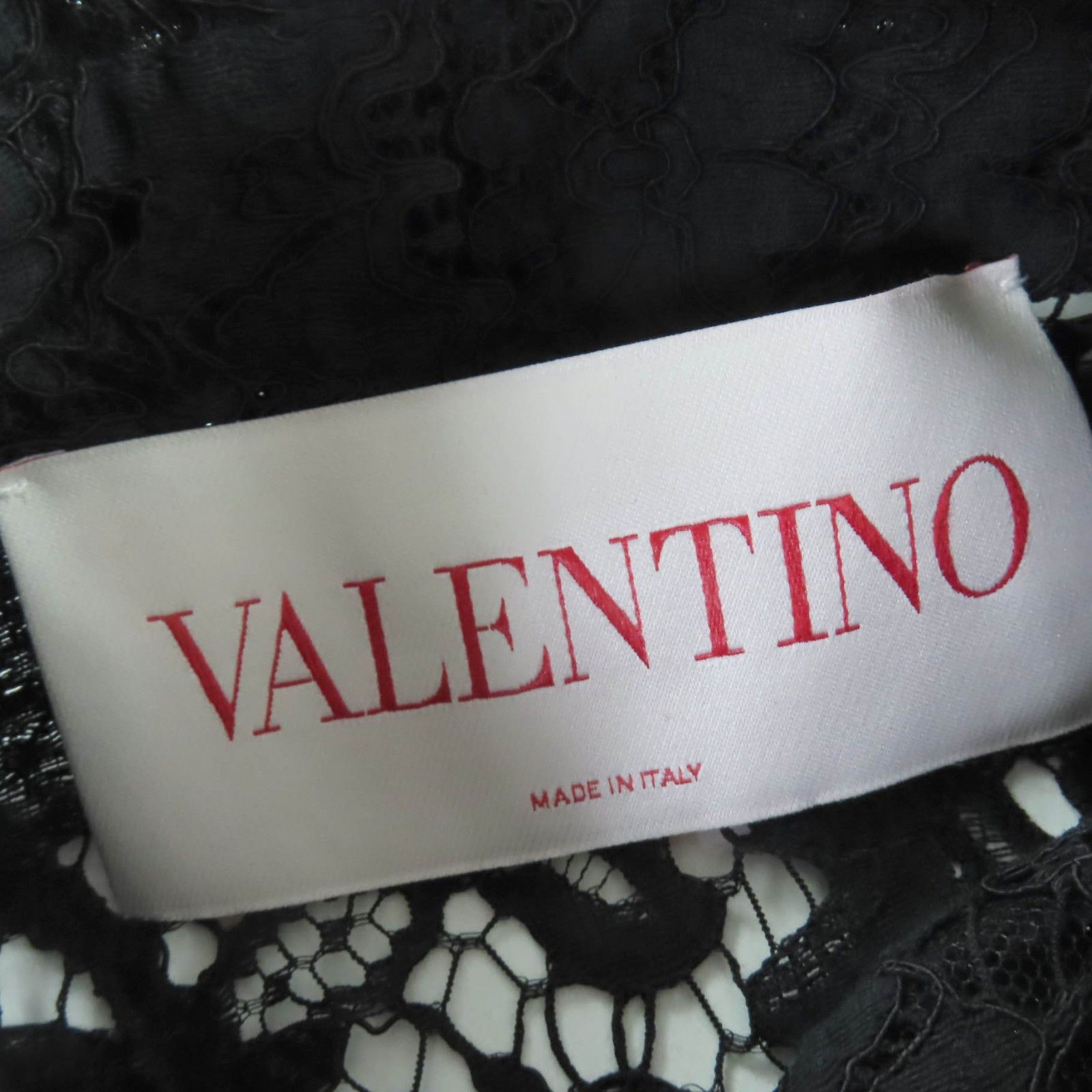 Valentino Valentino Valentino Lace Dress Textile Dresses 1B3VA050360 DUTY FREE for USA Size ONE SIZE - 6 Thumbnail