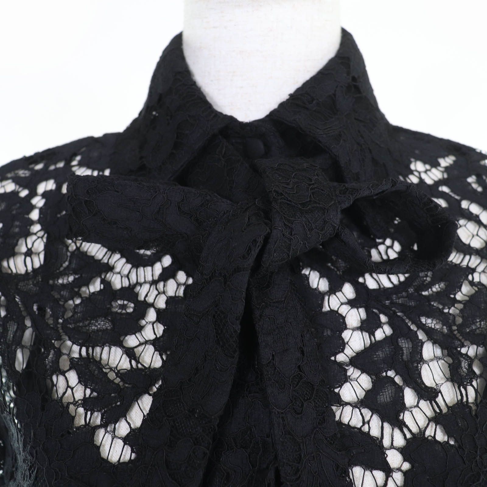 Valentino Valentino Valentino Lace Dress Textile Dresses 1B3VA050360 DUTY FREE for USA Size ONE SIZE - 4 Thumbnail
