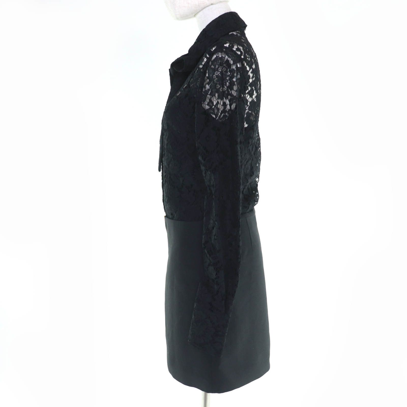 Valentino Valentino Valentino Lace Dress Textile Dresses 1B3VA050360 DUTY FREE for USA Size ONE SIZE - 2 Thumbnail