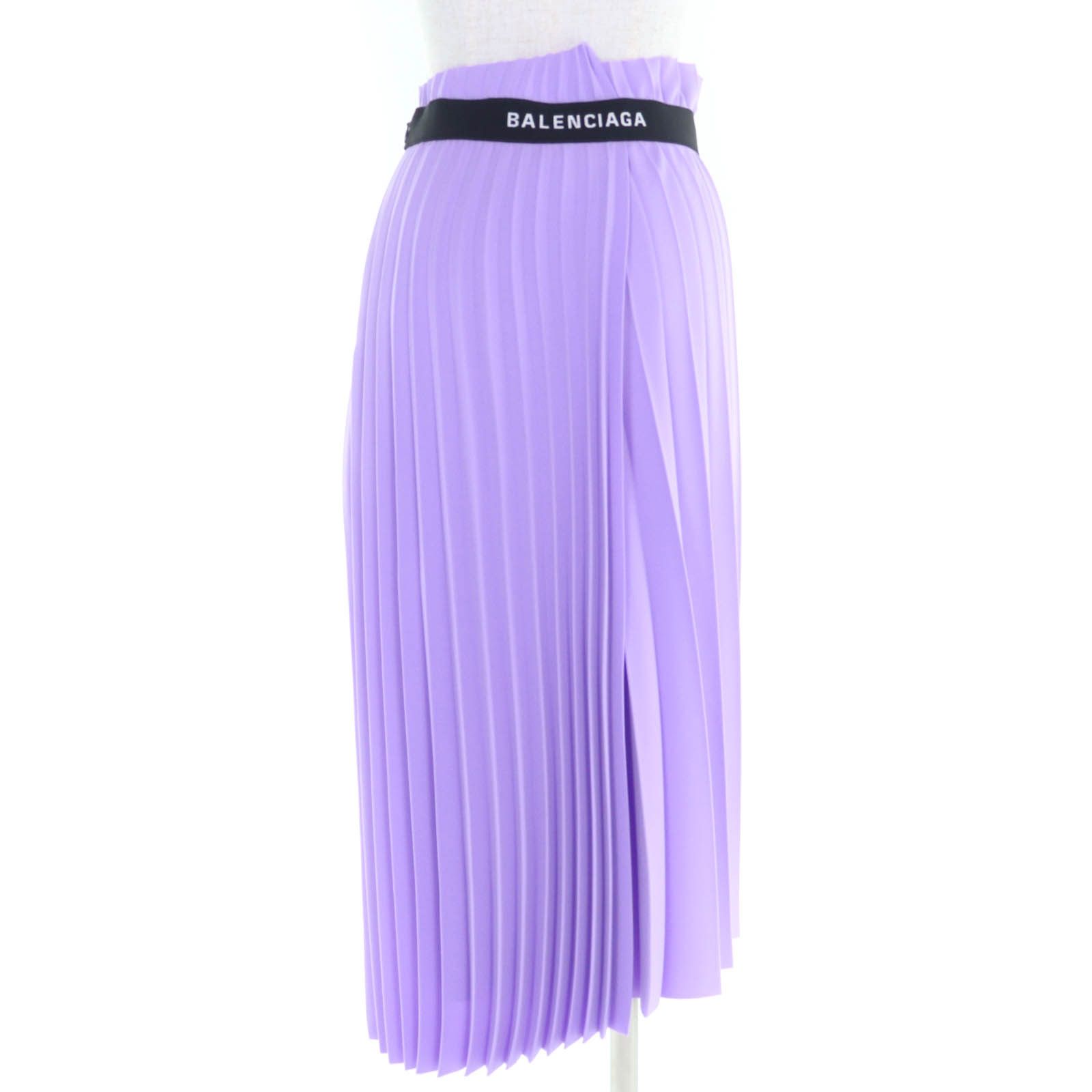 Balenciaga Balenciaga Balenciaga Pleated Skirt Polyester Skirt Plastic / Synthetic Skirts 529757 DUTY FREE for USA Size ONE SIZE - 3 Thumbnail