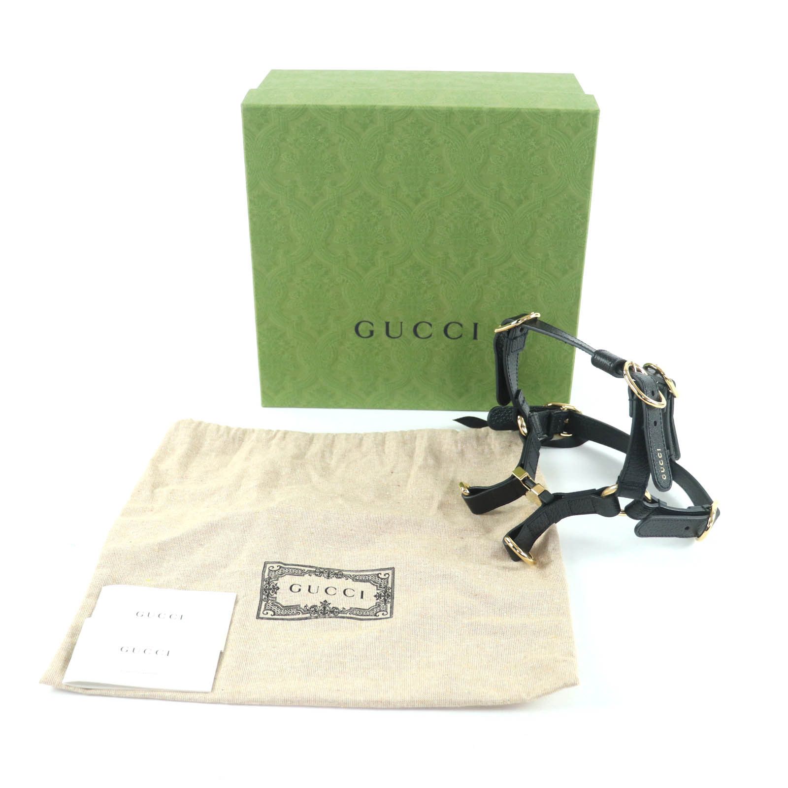 Gucci Gucci Gucci Leather Dog Harness Leather Pet Collar 692963 DUTY FREE for USA Size ONE SIZE - 2 Thumbnail