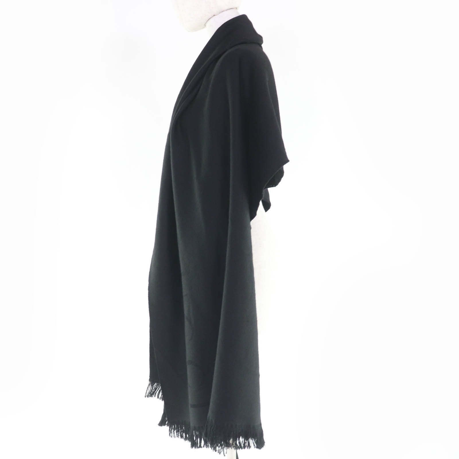 Gucci Gucci Gucci Stall Wool Scarf Textile Shawl 599437 DUTY FREE for USA Size ONE SIZE - 4 Thumbnail
