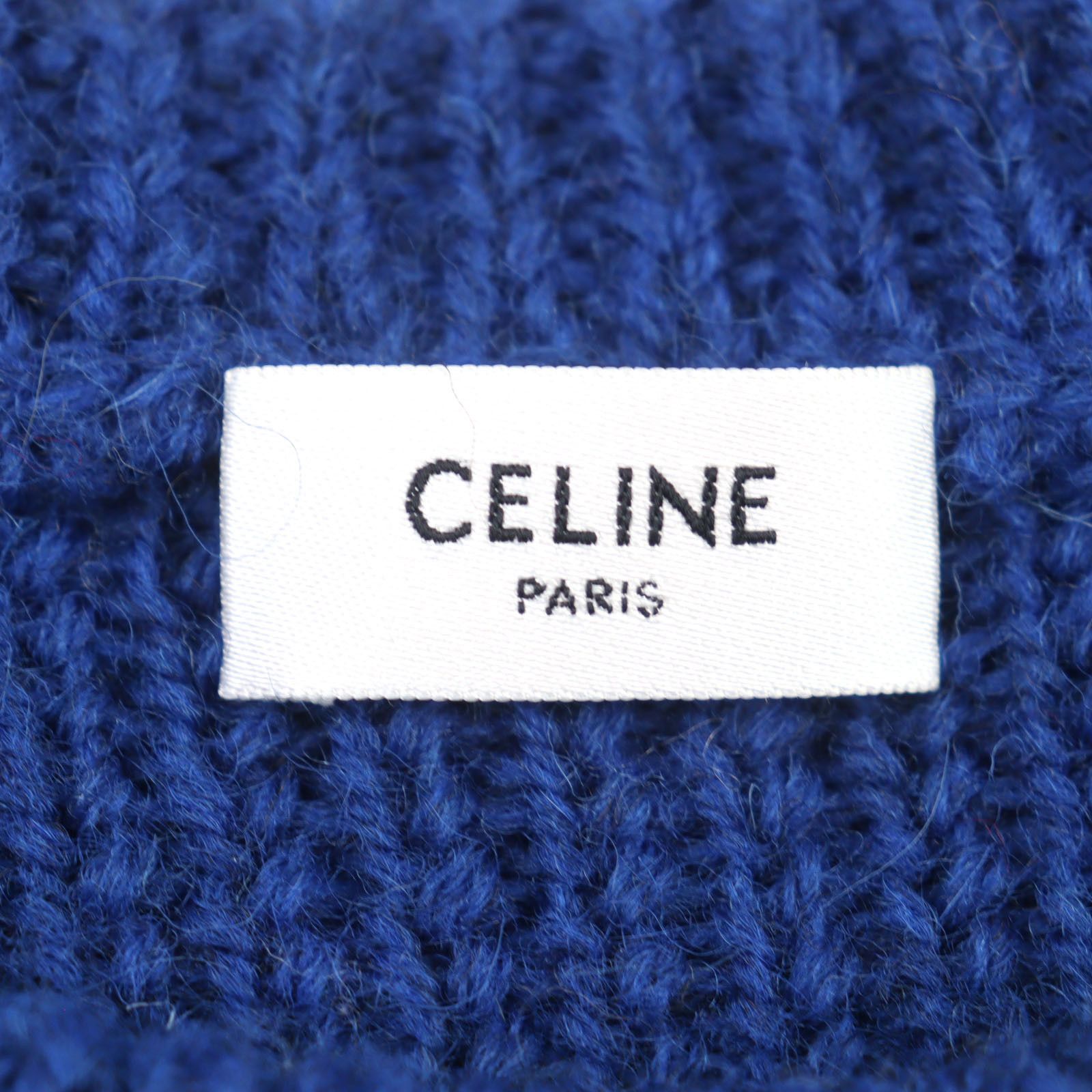 Celine Celine Celine Fair Isle Logo-embroidered Wool Knit Textile Tops 2AA80628S DUTY FREE for USA Size ONE SIZE - 5 Thumbnail