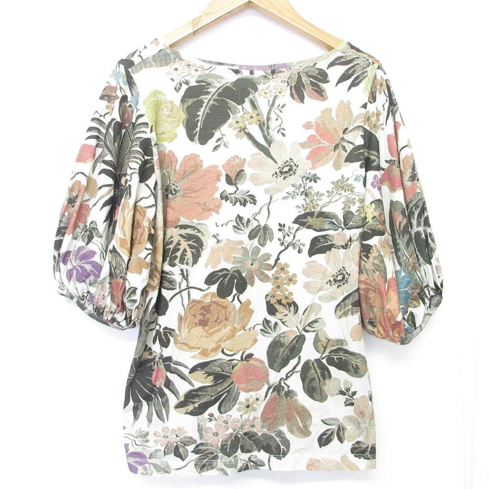 Other Other Dries Van Noten Botanical Print Puff Sleeve Top Others Tops DUTY FREE for USA Size ONE SIZE - 2 Thumbnail