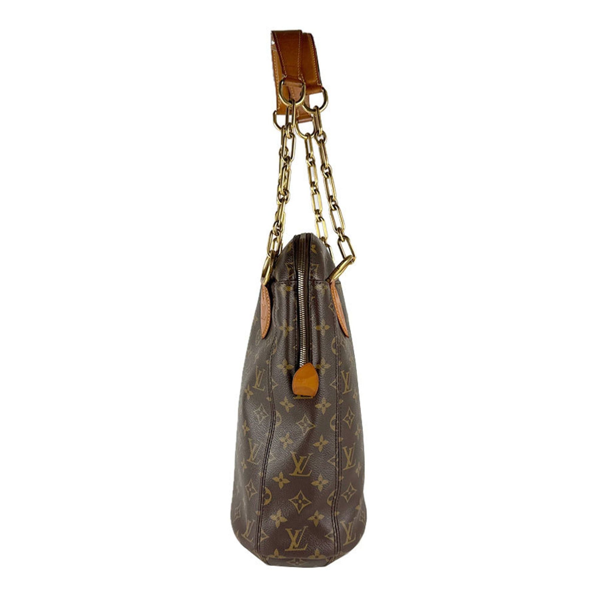 Louis Vuitton Louis Vuitton Monogram Punching Bag GM Shoulder in Canvas, Brown and Gold, Women's, M40231 z8238 Size ONE SIZE - 2 Thumbnail